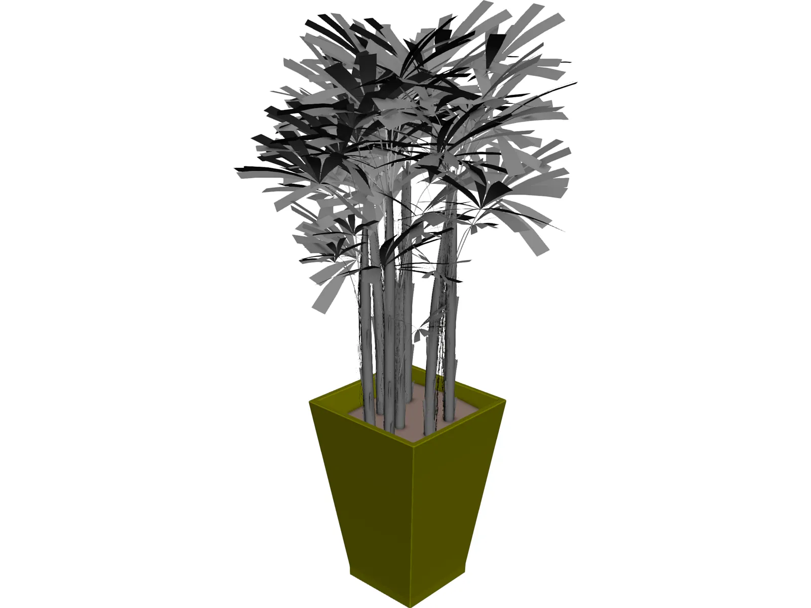 K-VG Rhapis B 3D Model main preview