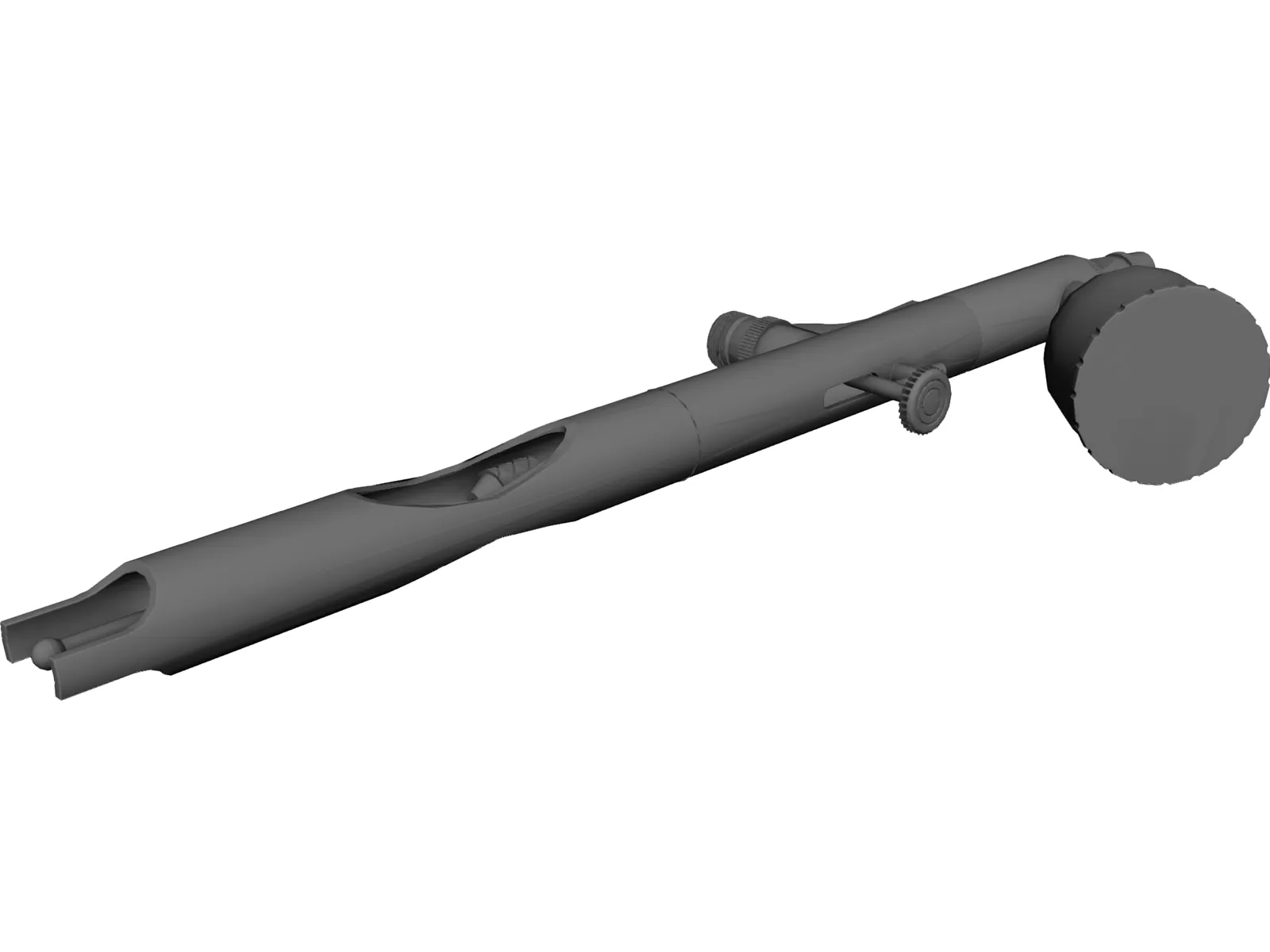 Dual Action Airbrush 3D Model main preview