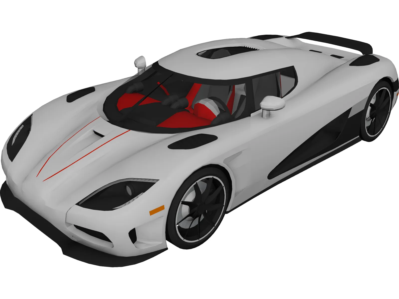 Koenigsegg Agera 3D Model main preview