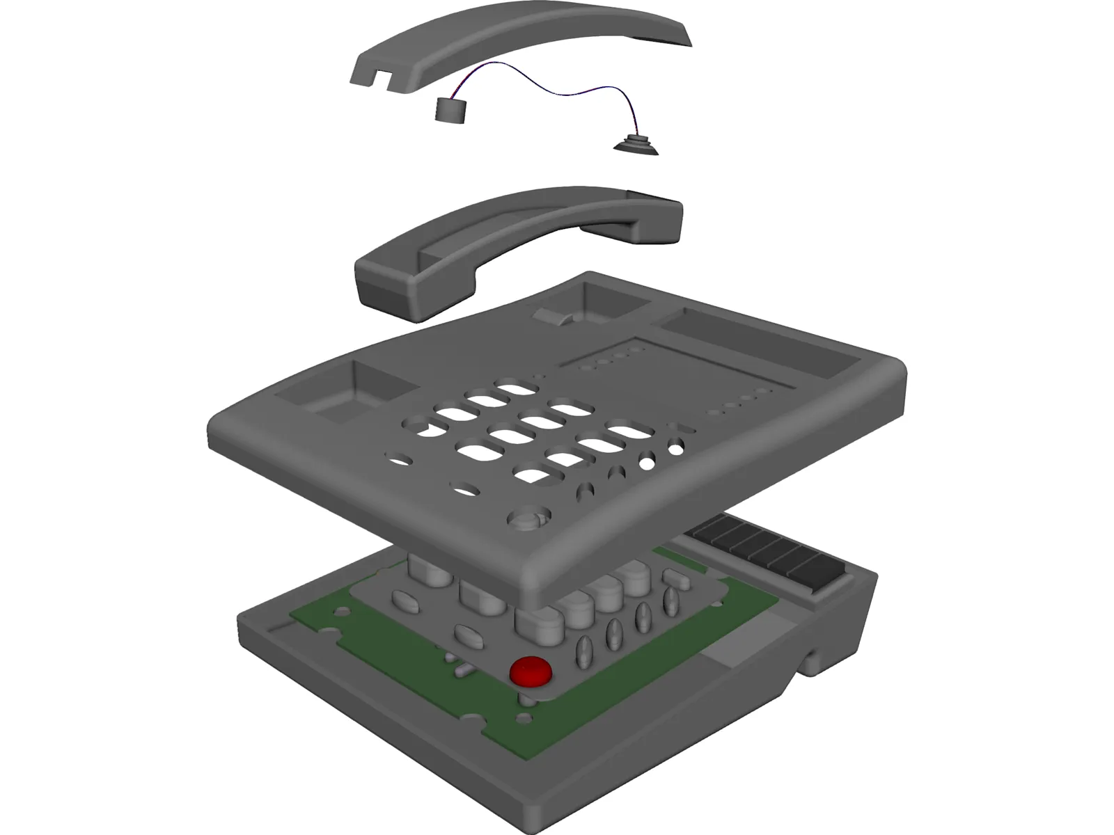 Telephone 3D Model main preview