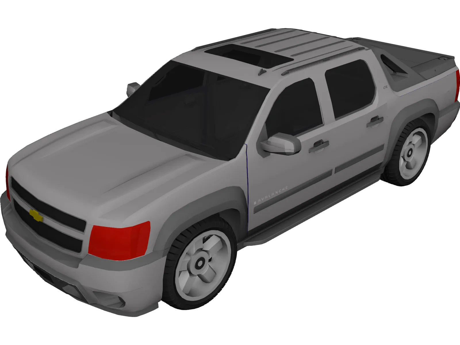 Chevrolet Avalanche 3D Model main preview