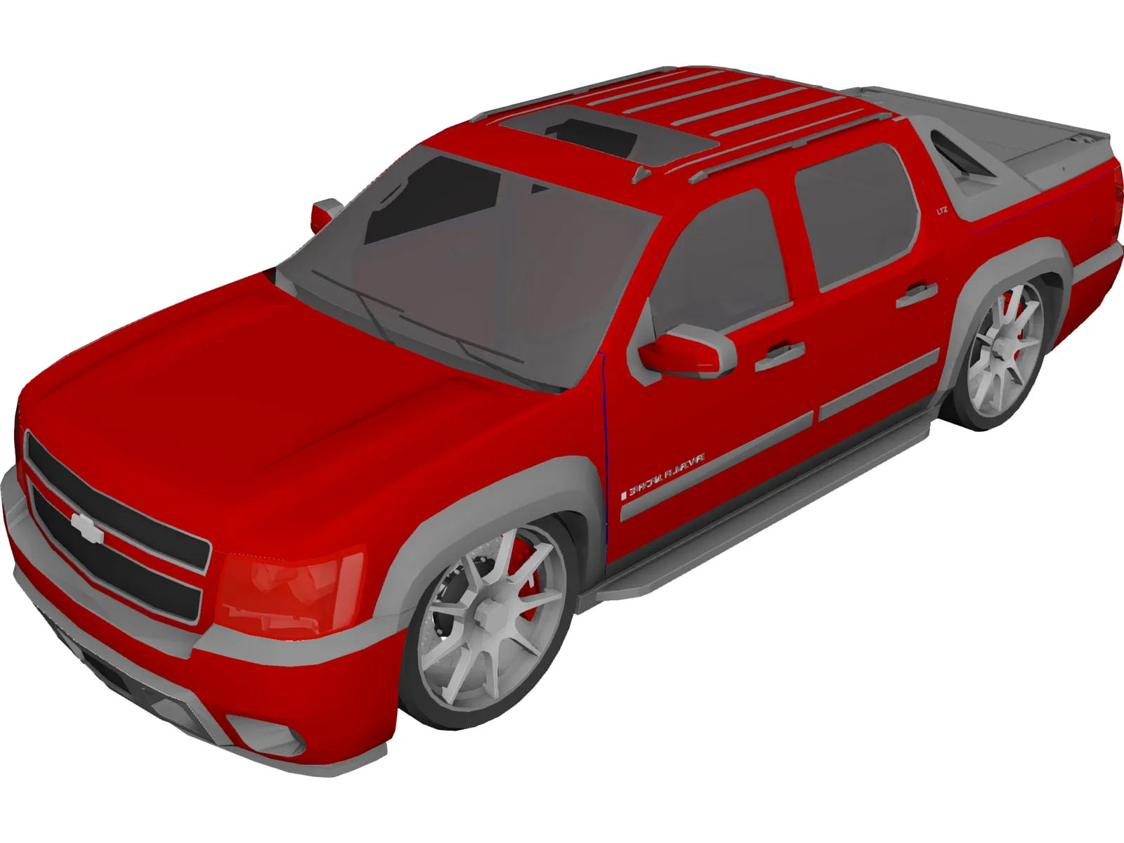 Chevrolet Avalanche (2009) 3D Model main preview