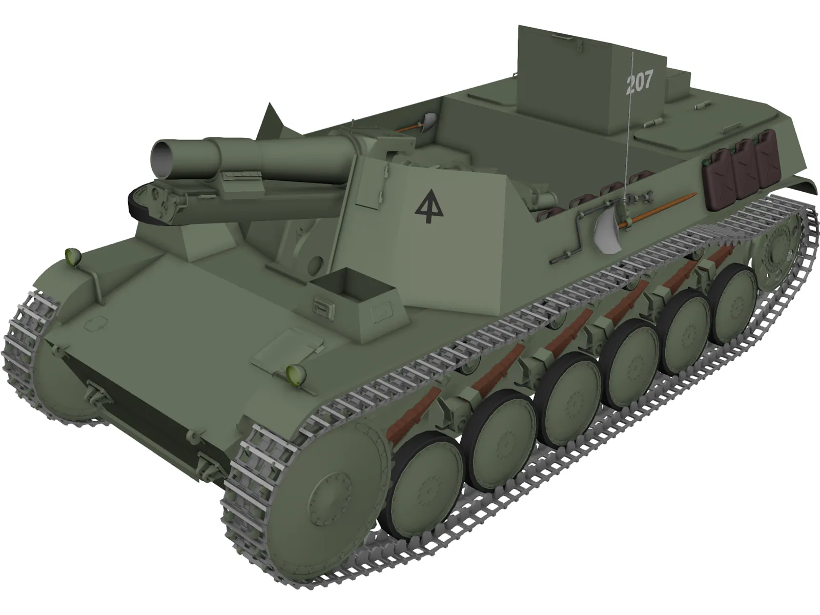 Panzer Bison 2 3D Model main preview