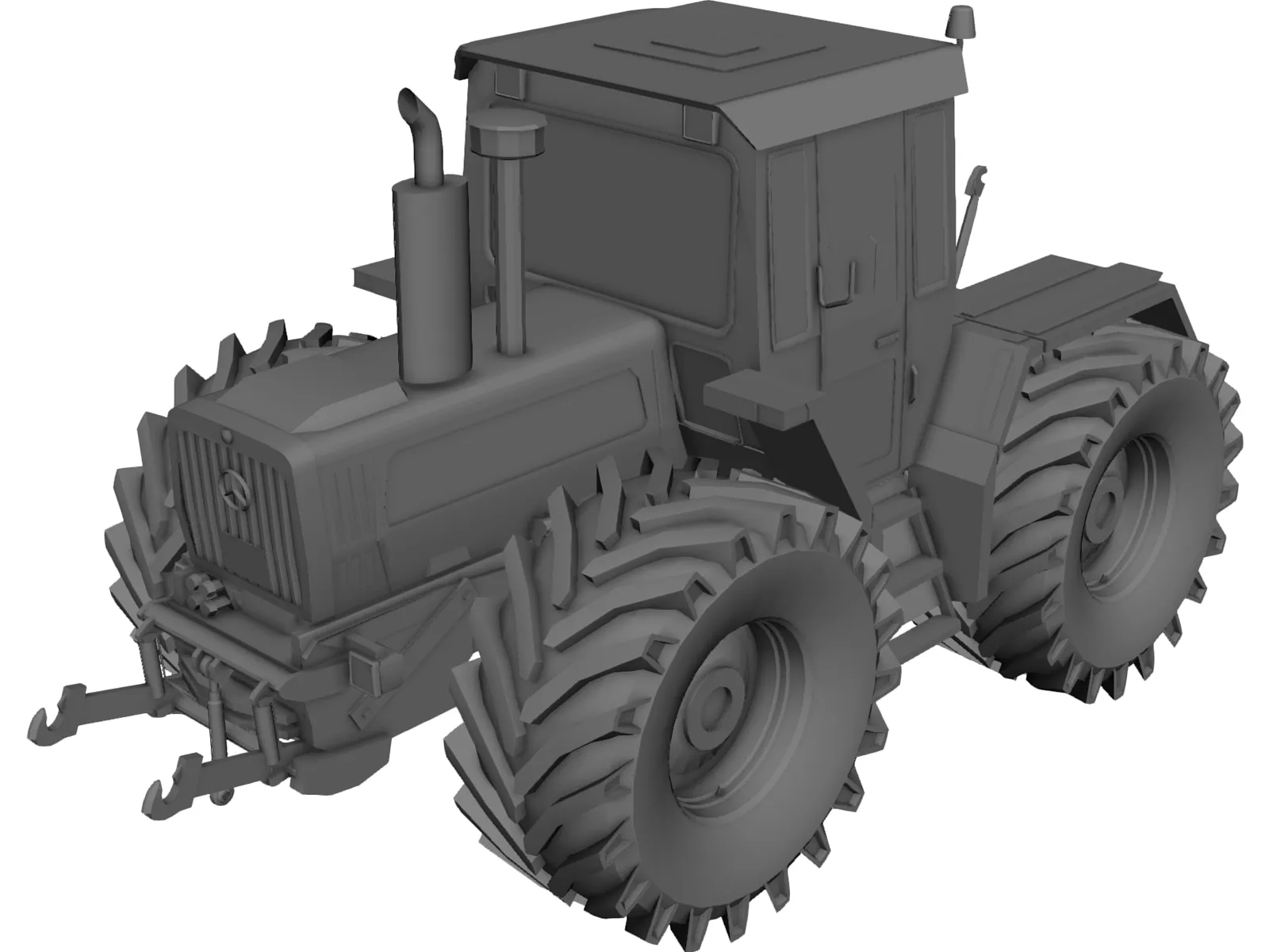 MB Trac 1800 Intercooler 3D Model main preview