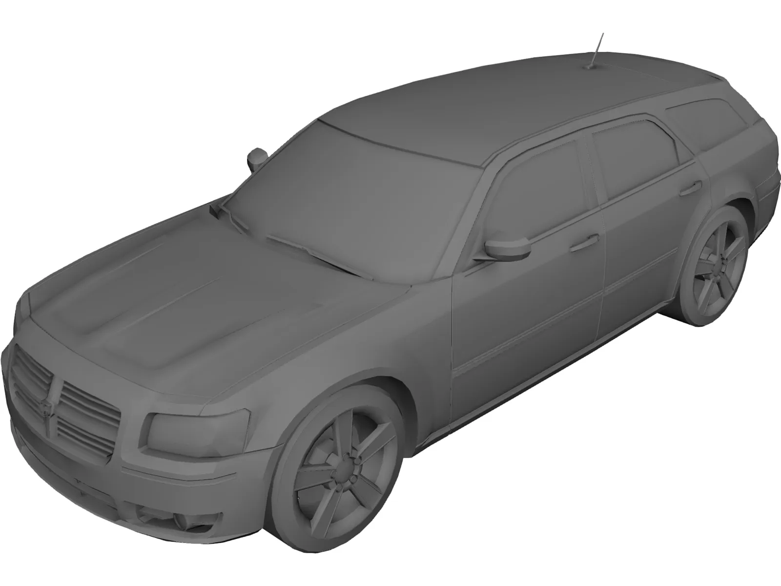 Dodge Magnum R/T 3D Model main preview