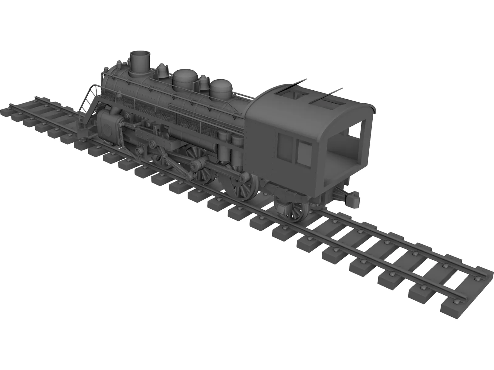 Locomotive 3D Model main preview