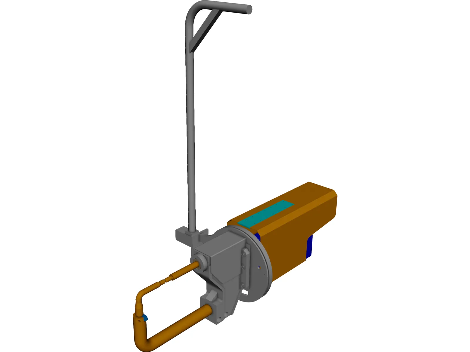 Weld Gun 3D Model main preview