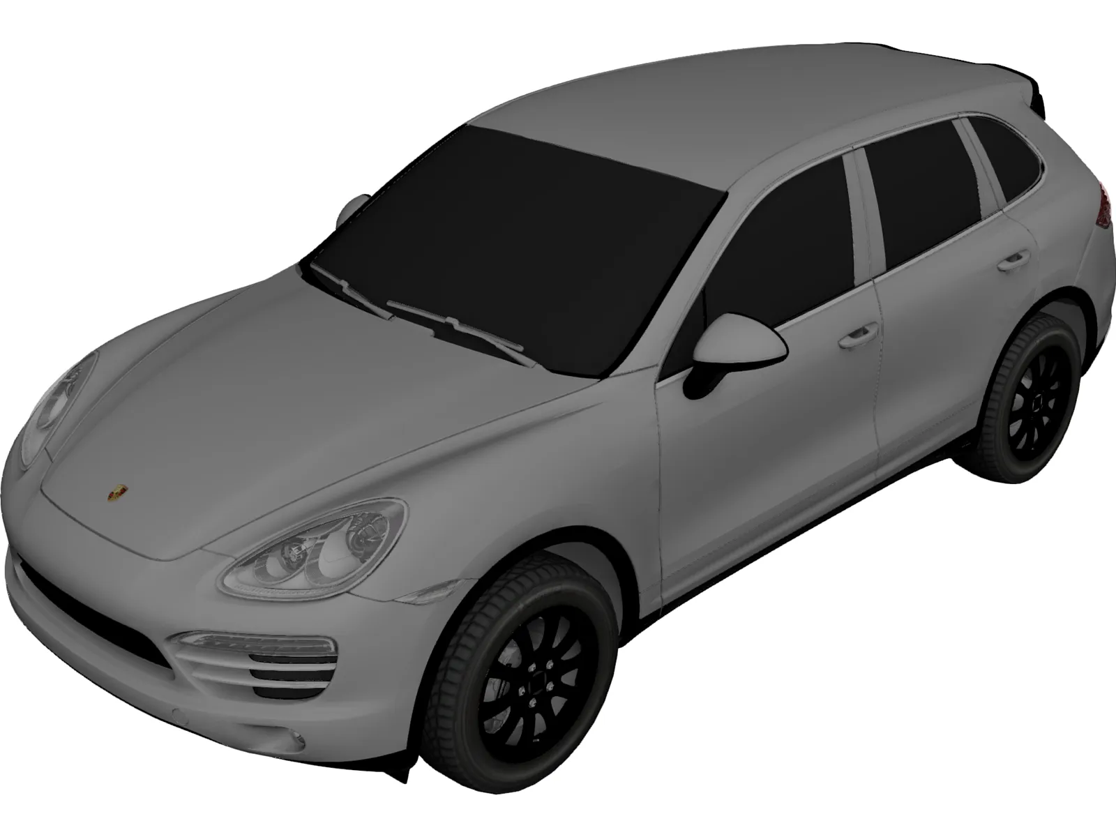 Porsche Cayenne (2011) 3D Model main preview