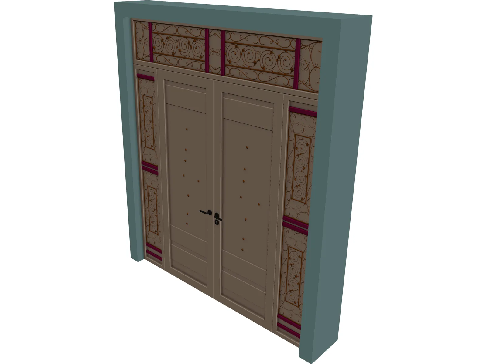 Door 3D Model main preview