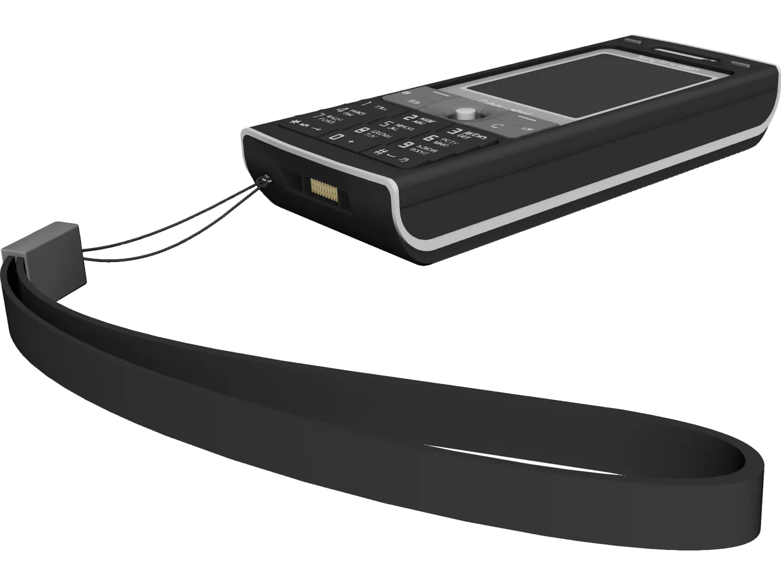 Sony Ericsson W810i 3D Model main preview
