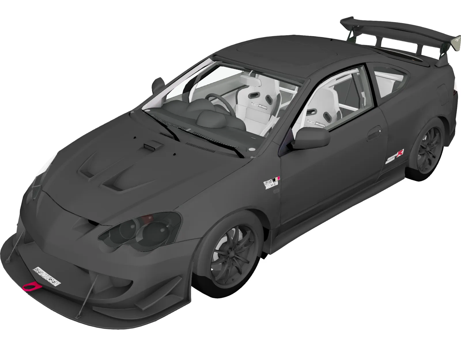 Honda Integra Mugen (2002) 3D Model main preview