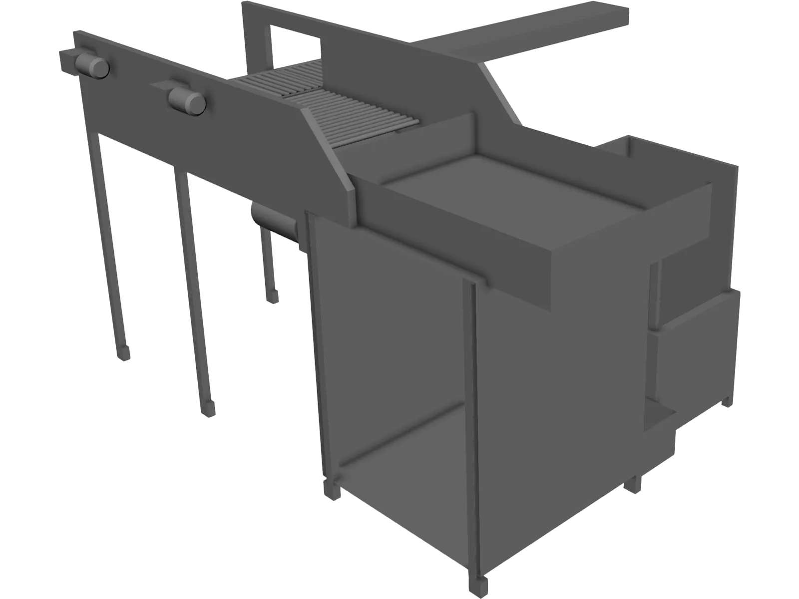 Top Load Palletizer 3D Model main preview