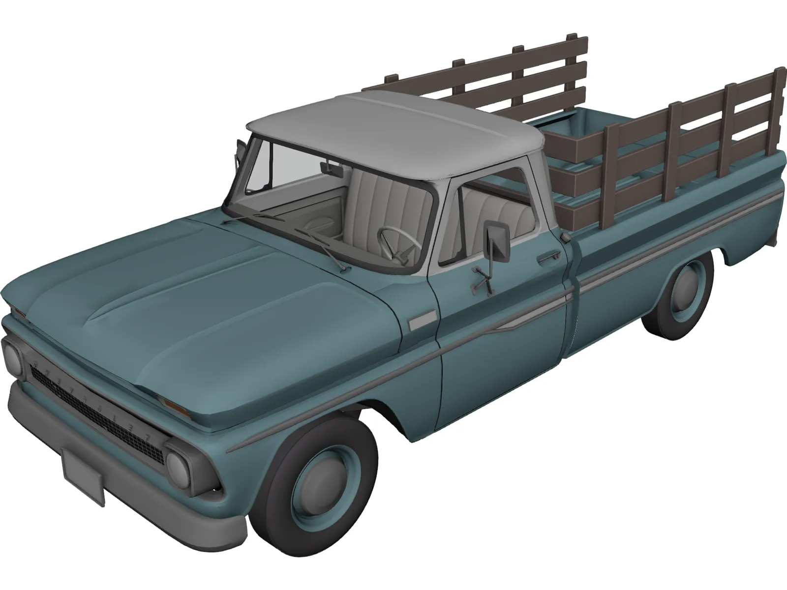 Chevrolet C10 Pickup 3D Model main preview