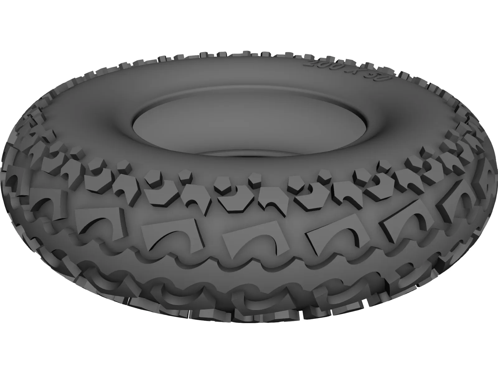 Tire 3D Model main preview