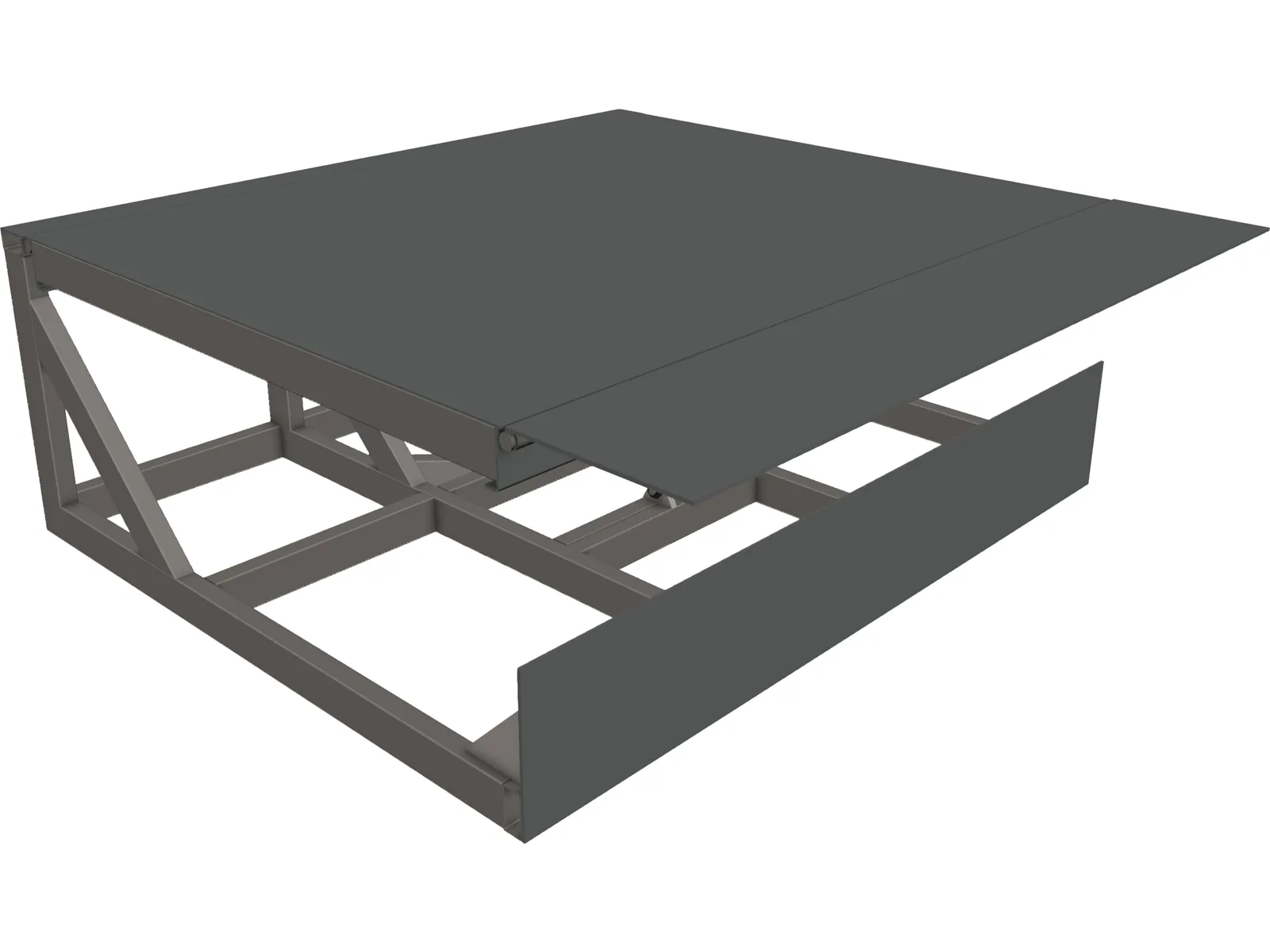 Leveling Platform 3D Model main preview