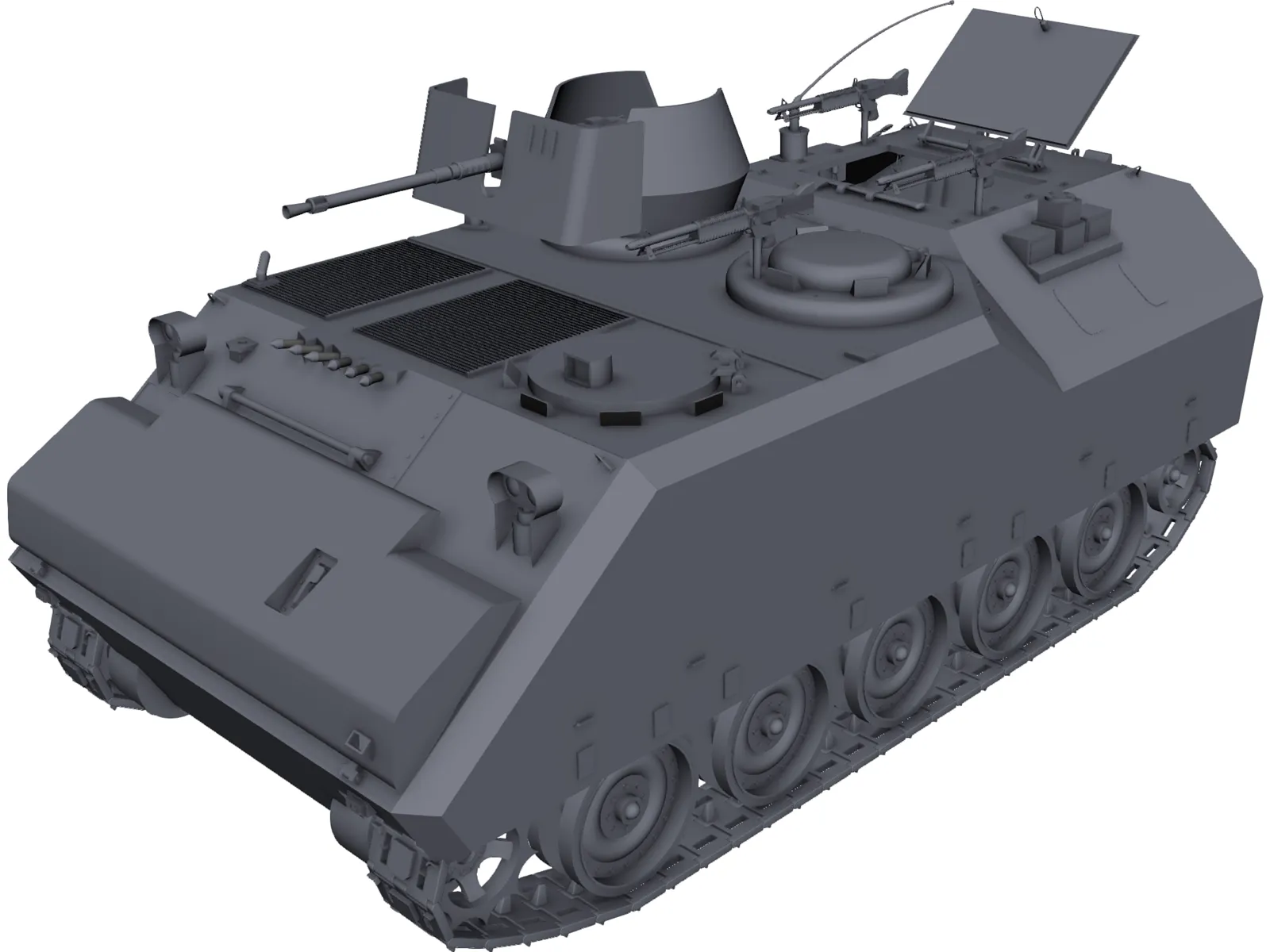 K200 Armored Car 3D Model main preview