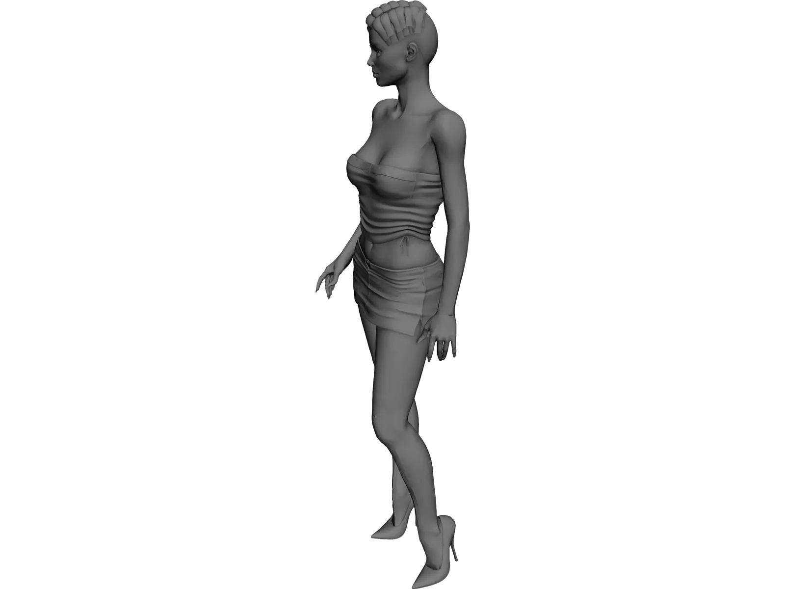 Woman 3D Model main preview