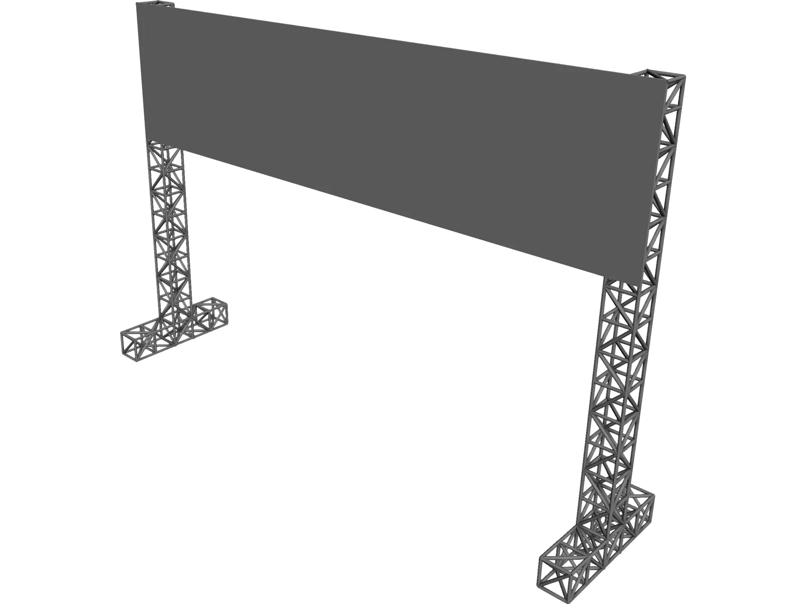 Big Board Gate 3D Model main preview