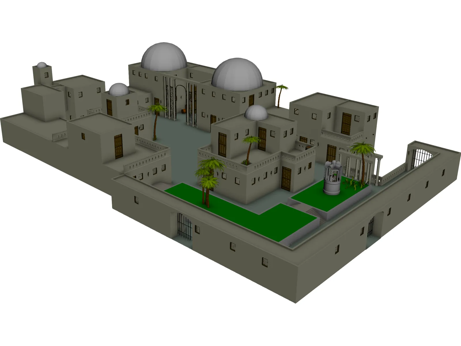 Persian City 3D Model main preview