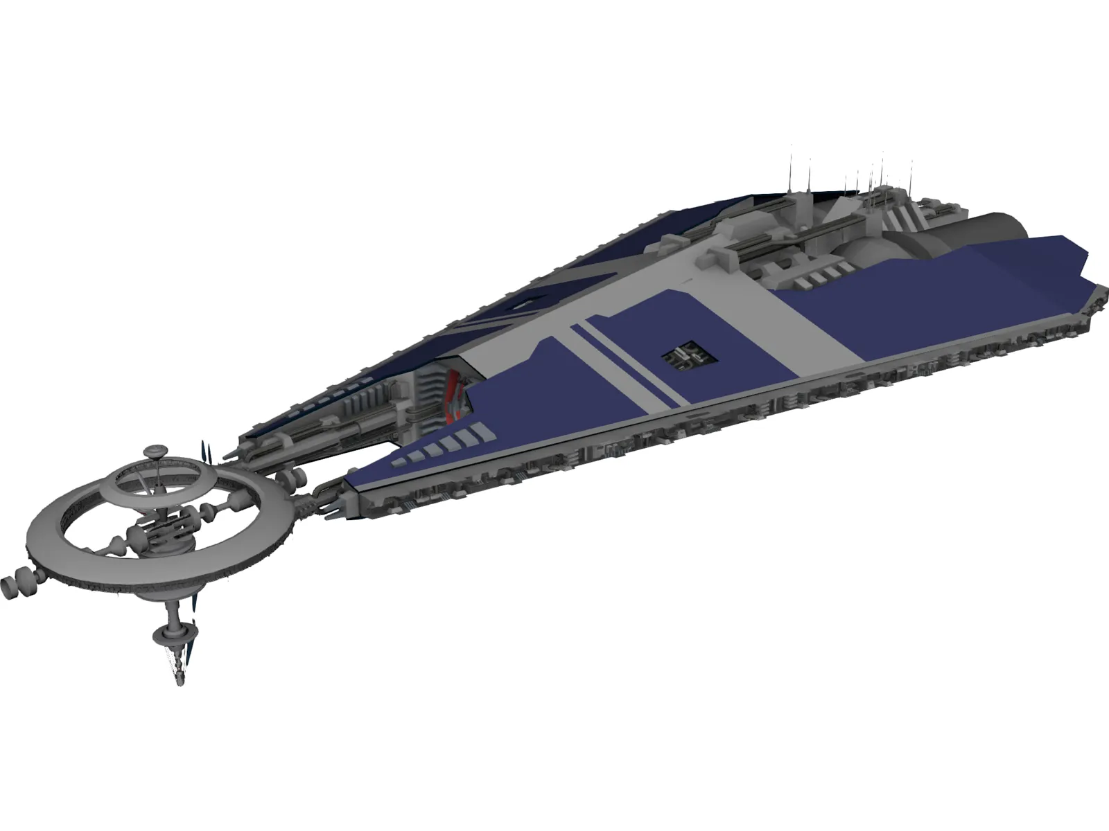 Babylon 5 Narn Military Base 10 3D Model main preview