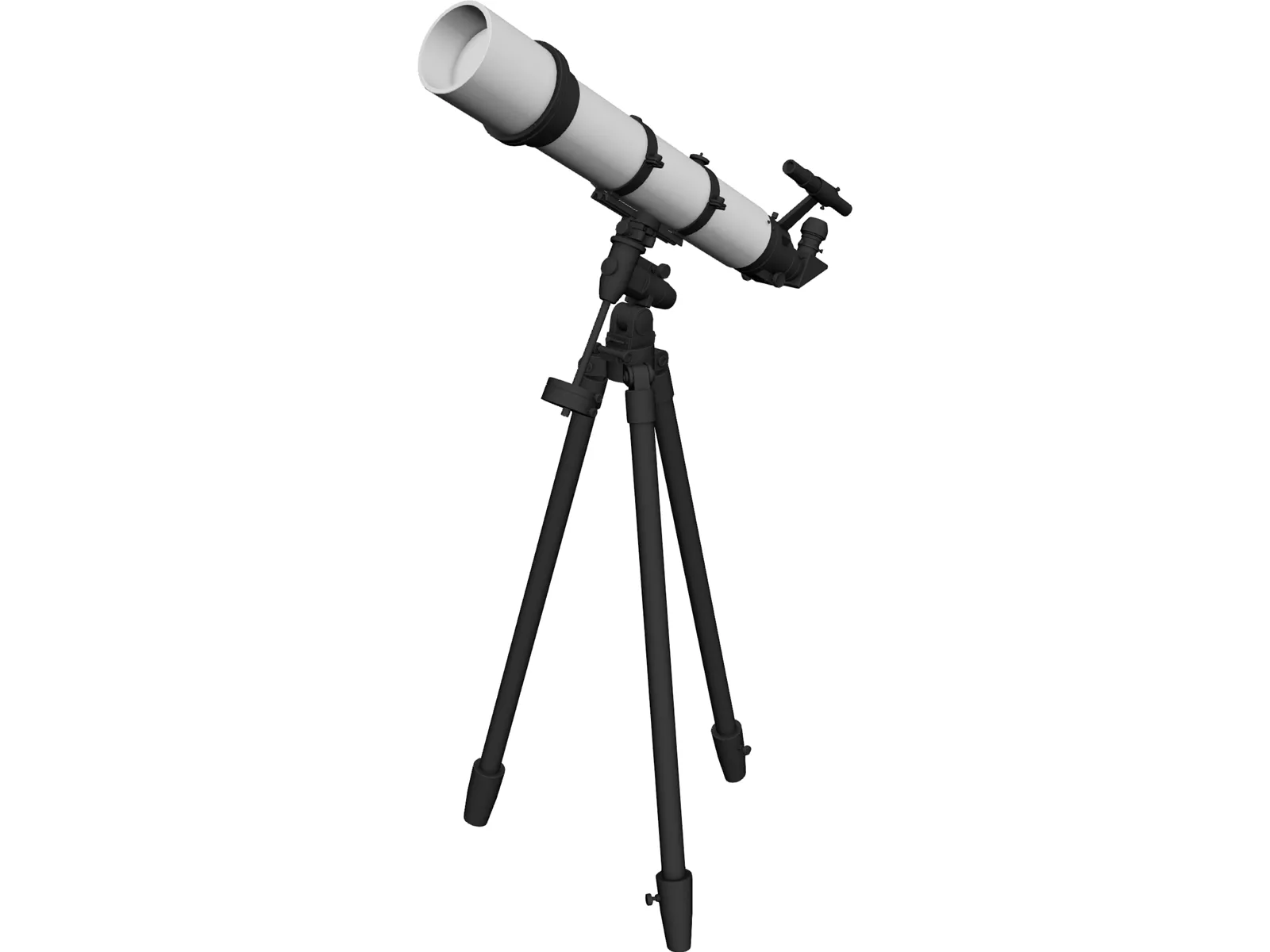 Telescope 3D Model main preview