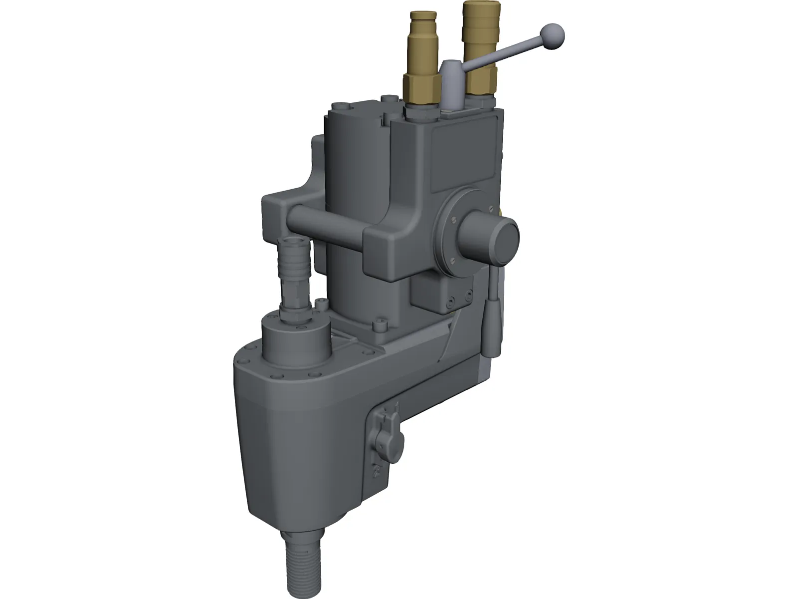 Husqvarna Drillmotor DM406 3D Model main preview