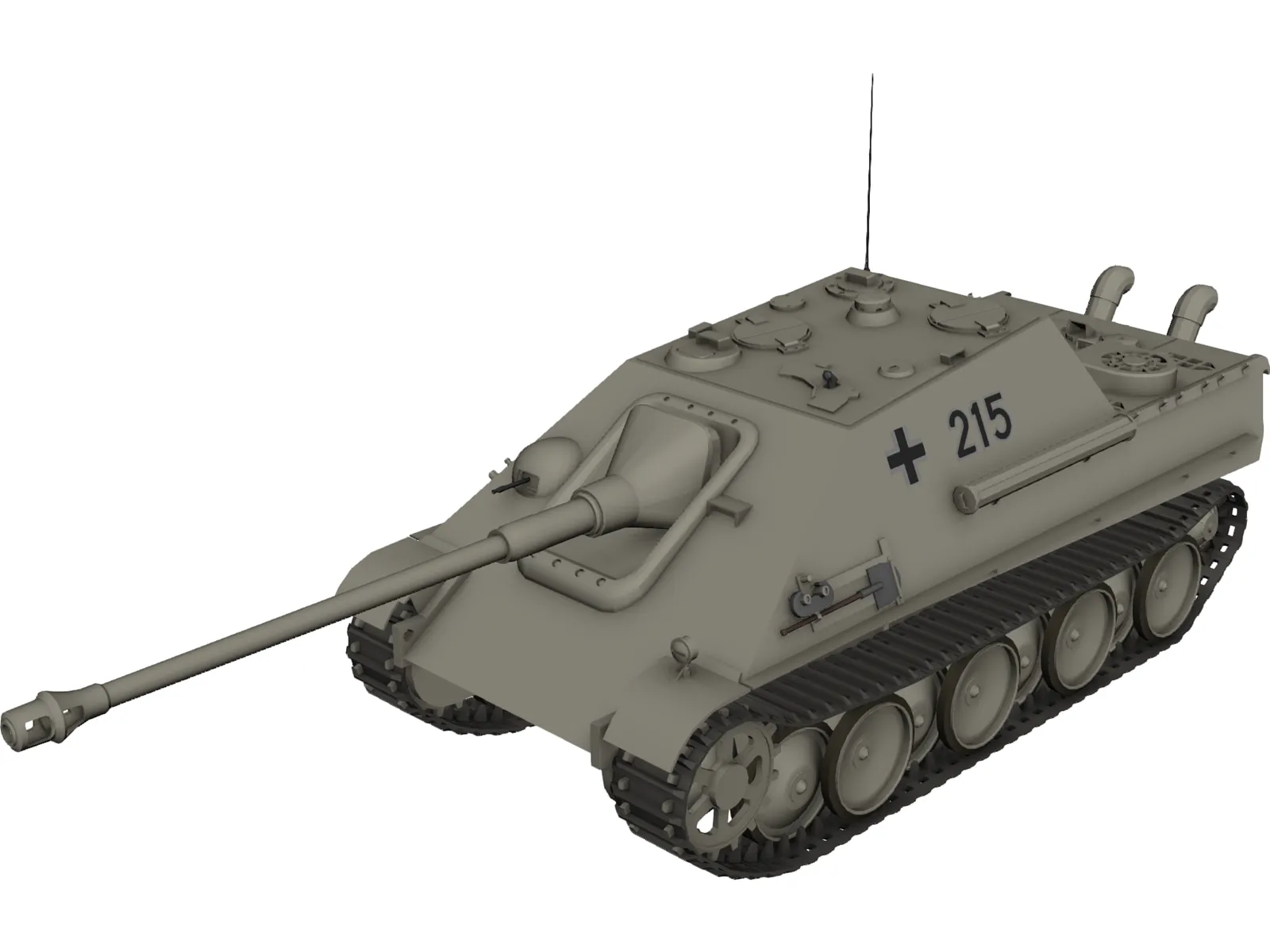 Jag Panther 3D Model main preview