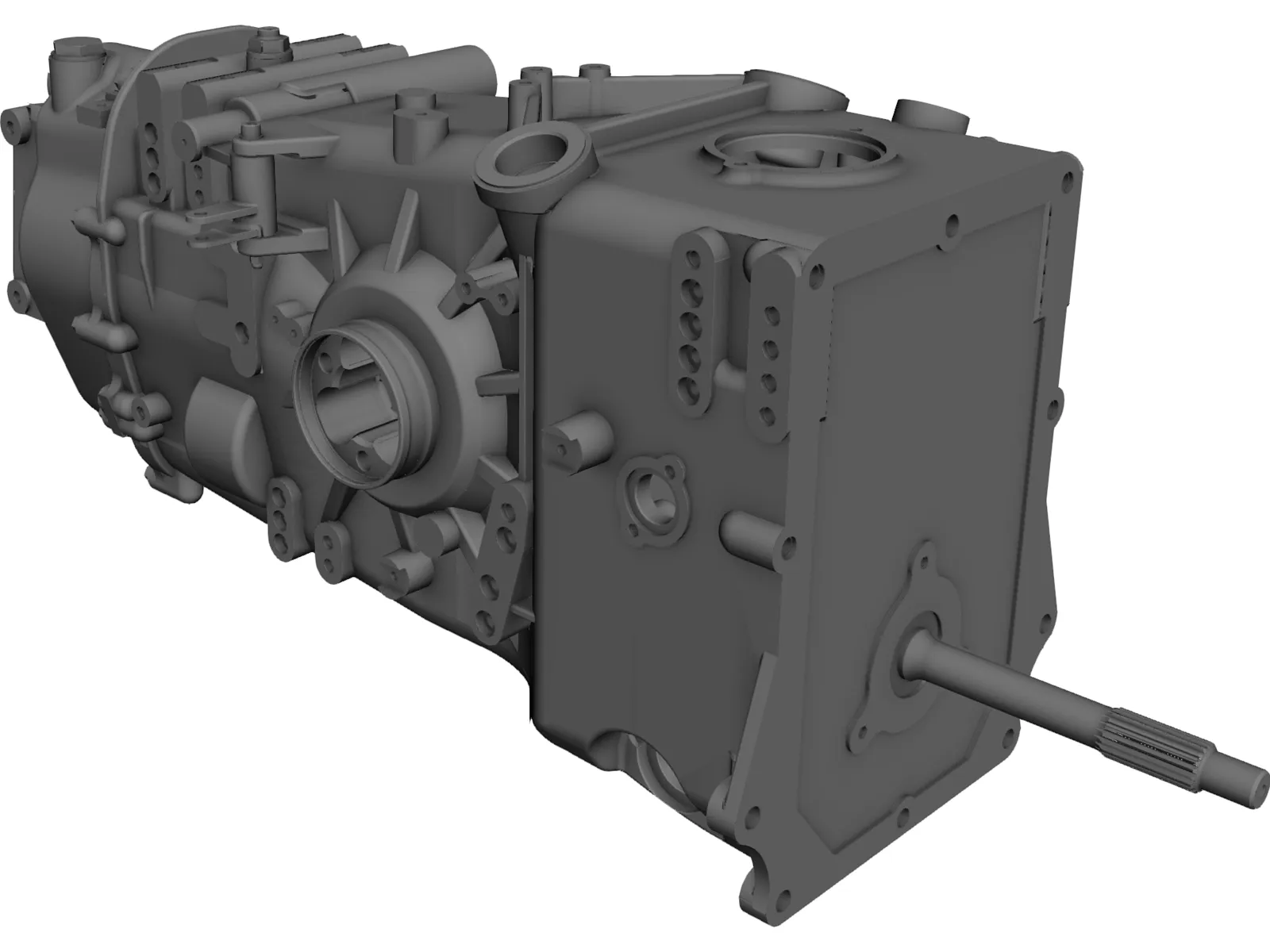 Gearbox Sadev FTR 200 3D Model main preview