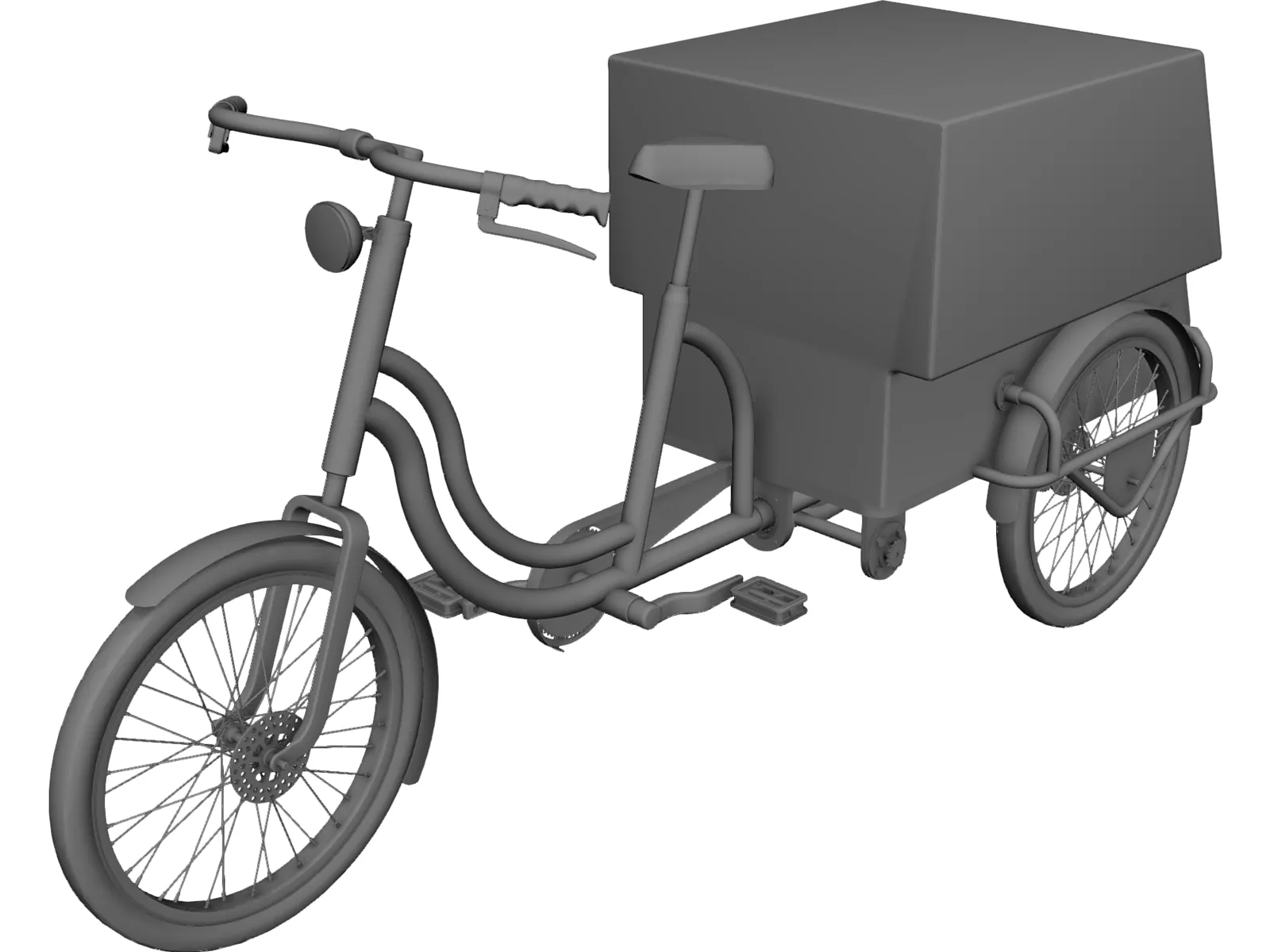 TriCycle 3D Model main preview