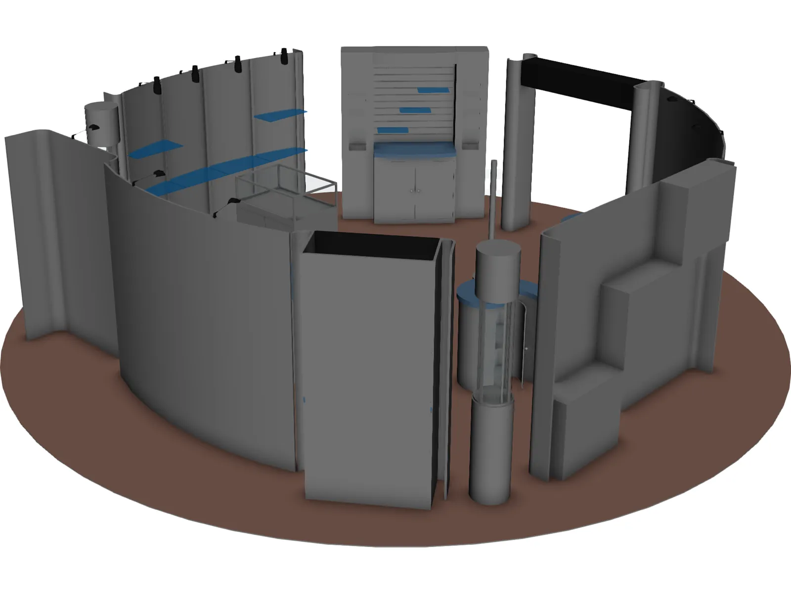 Stand 3D Model main preview