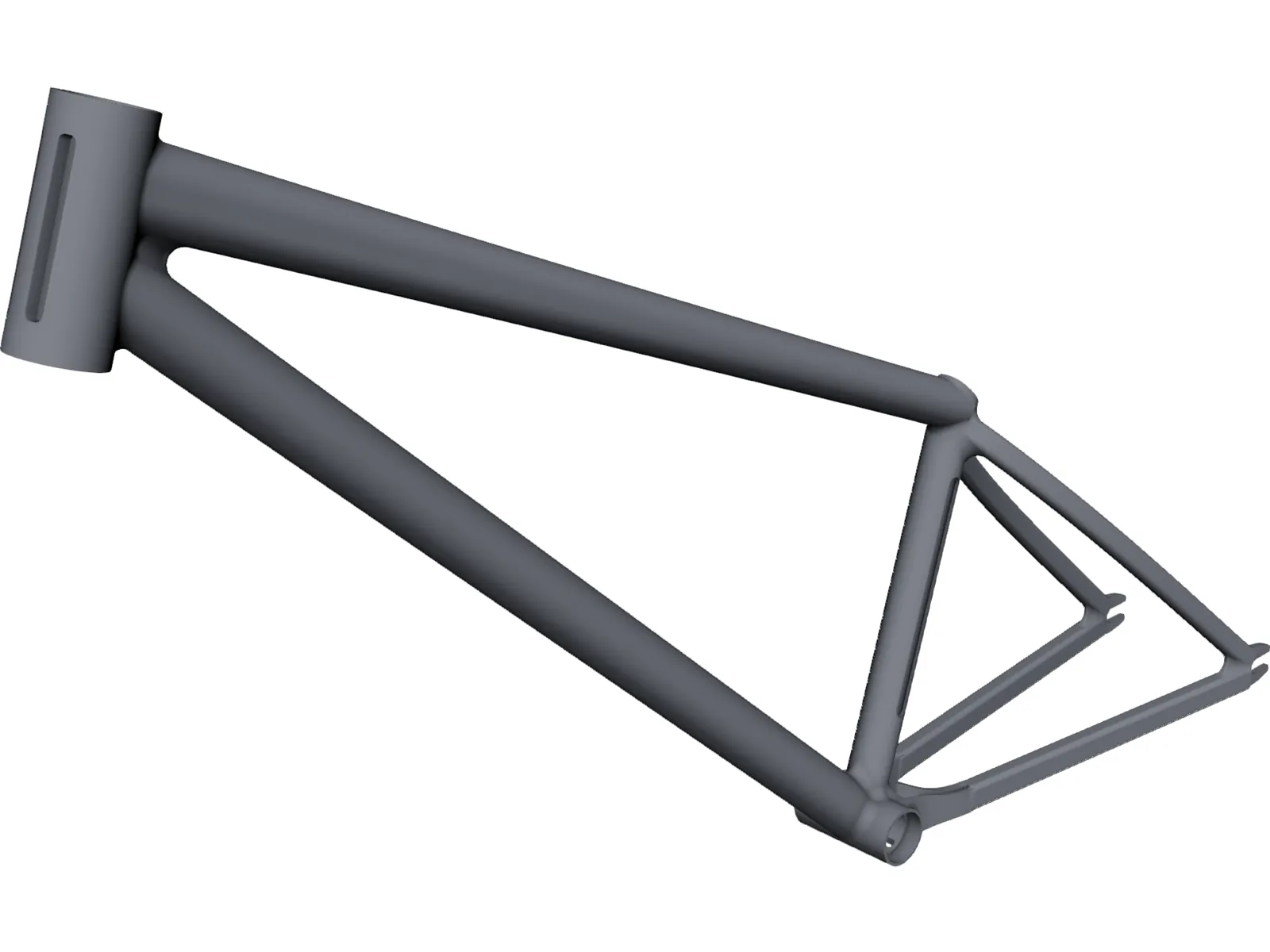 Dirt Bike Frame 3D Model main preview