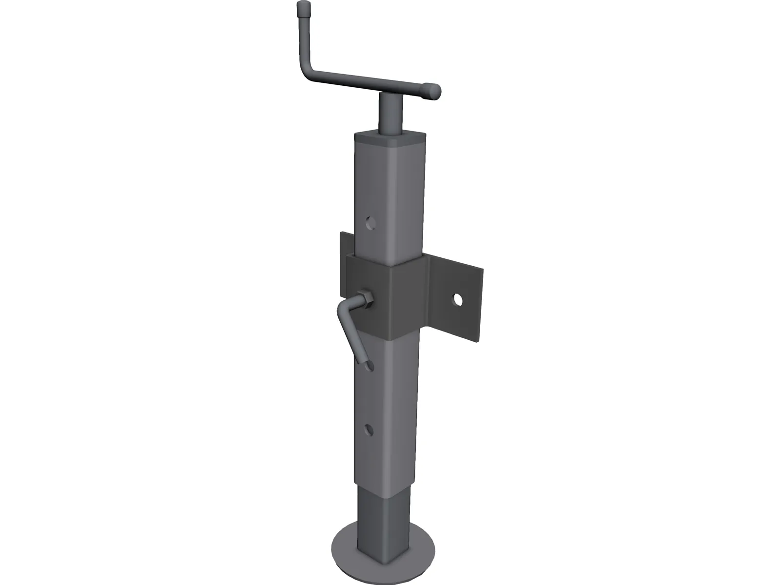 Trailer Jack 3D Model main preview