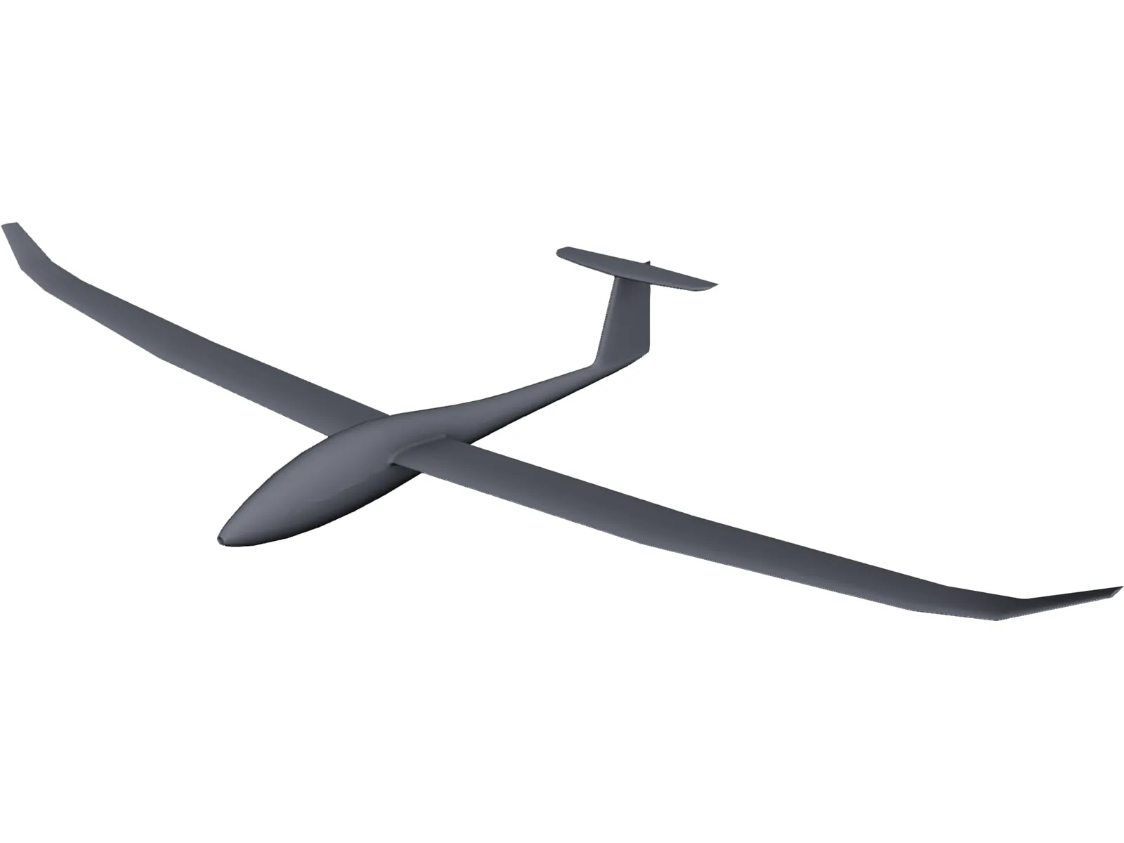Discus 2 Glider 3D Model main preview