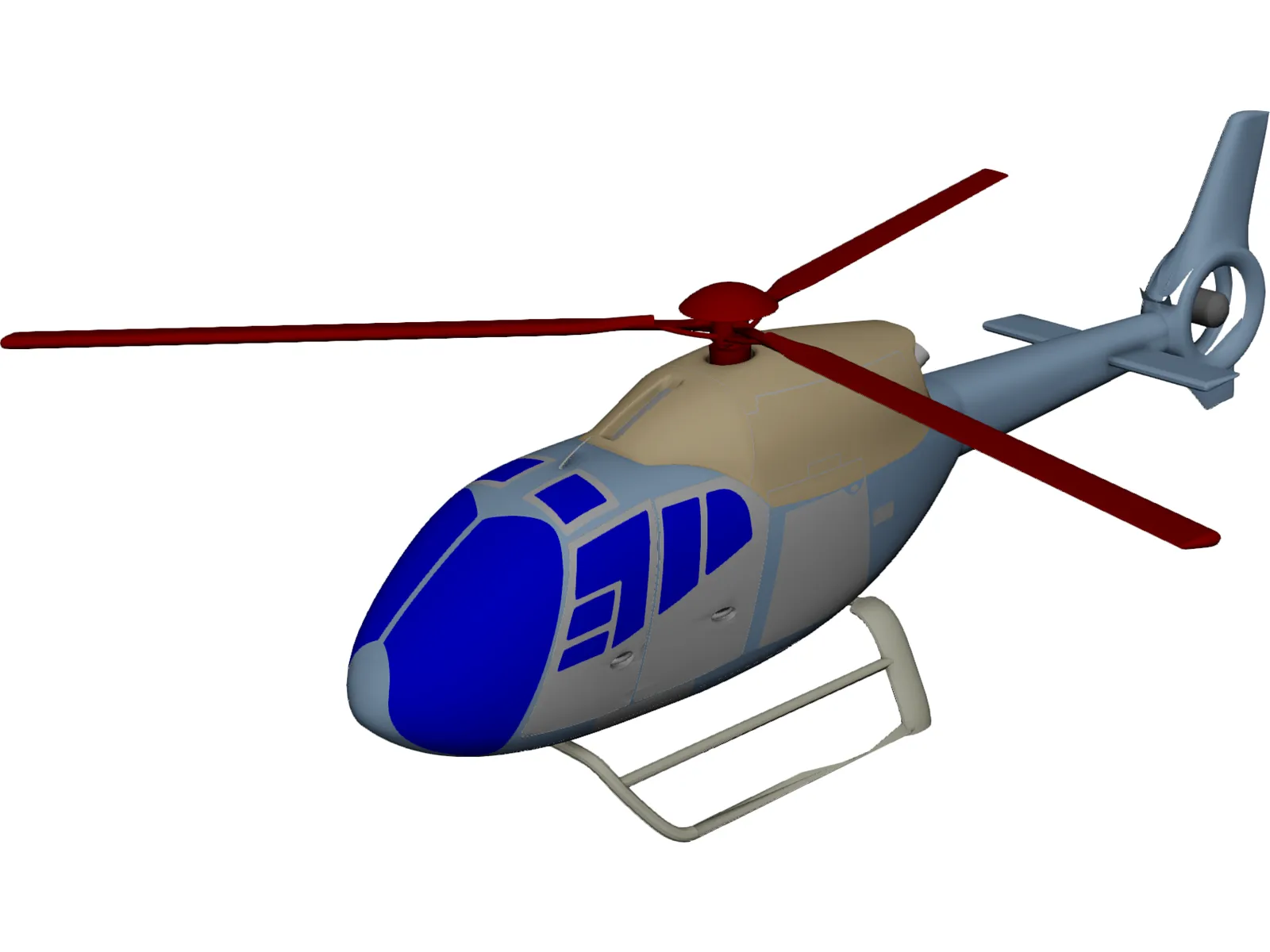 Eurocopter EC-120 Colibri 3D Model main preview
