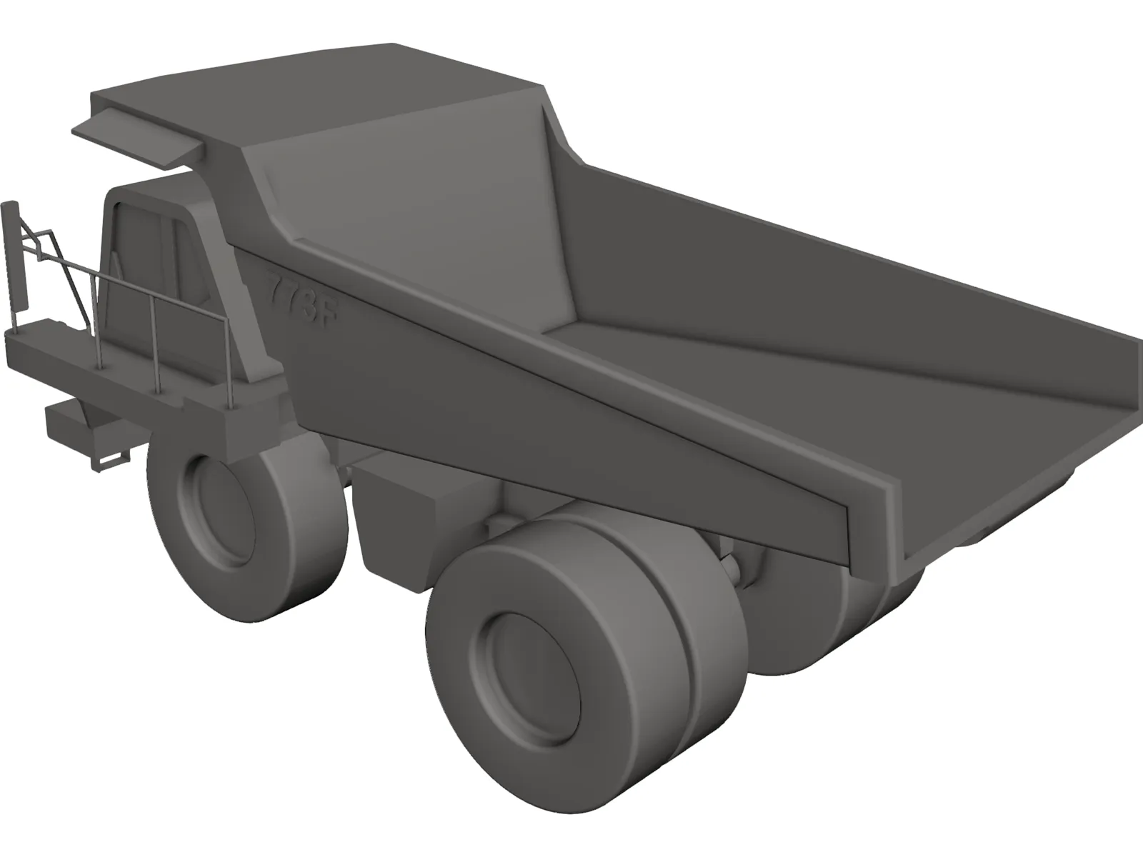 Caterpillar 773F 3D Model main preview
