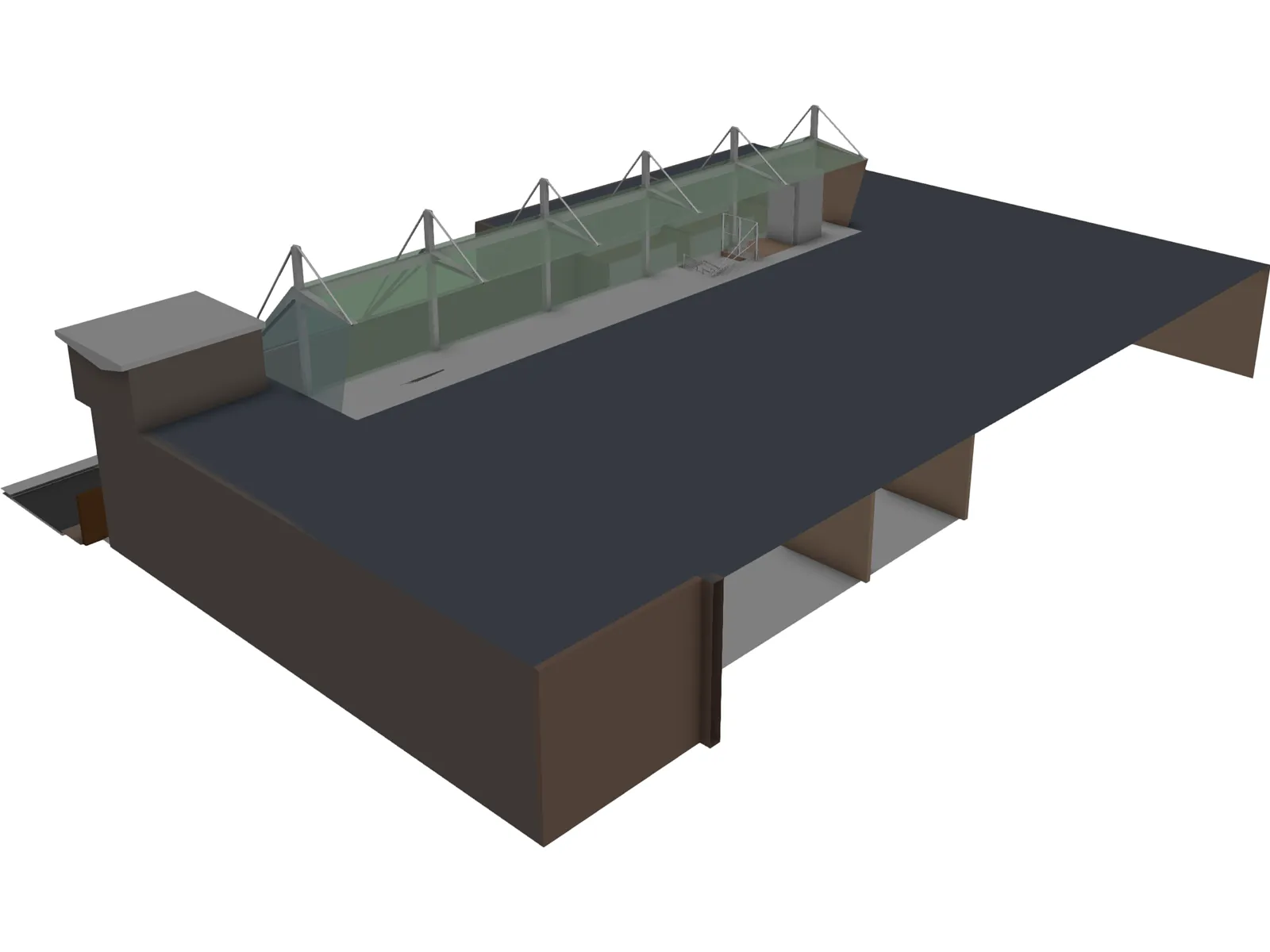 Gulfstream Center 3D Model main preview