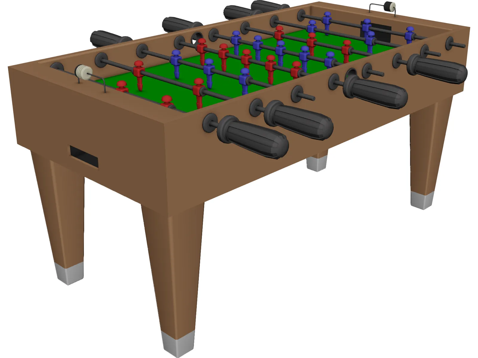 Foosball Table 3D Model main preview