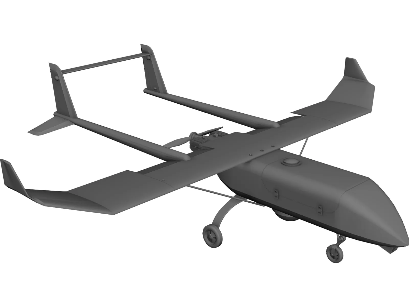 Lipan UAV 3D Model main preview