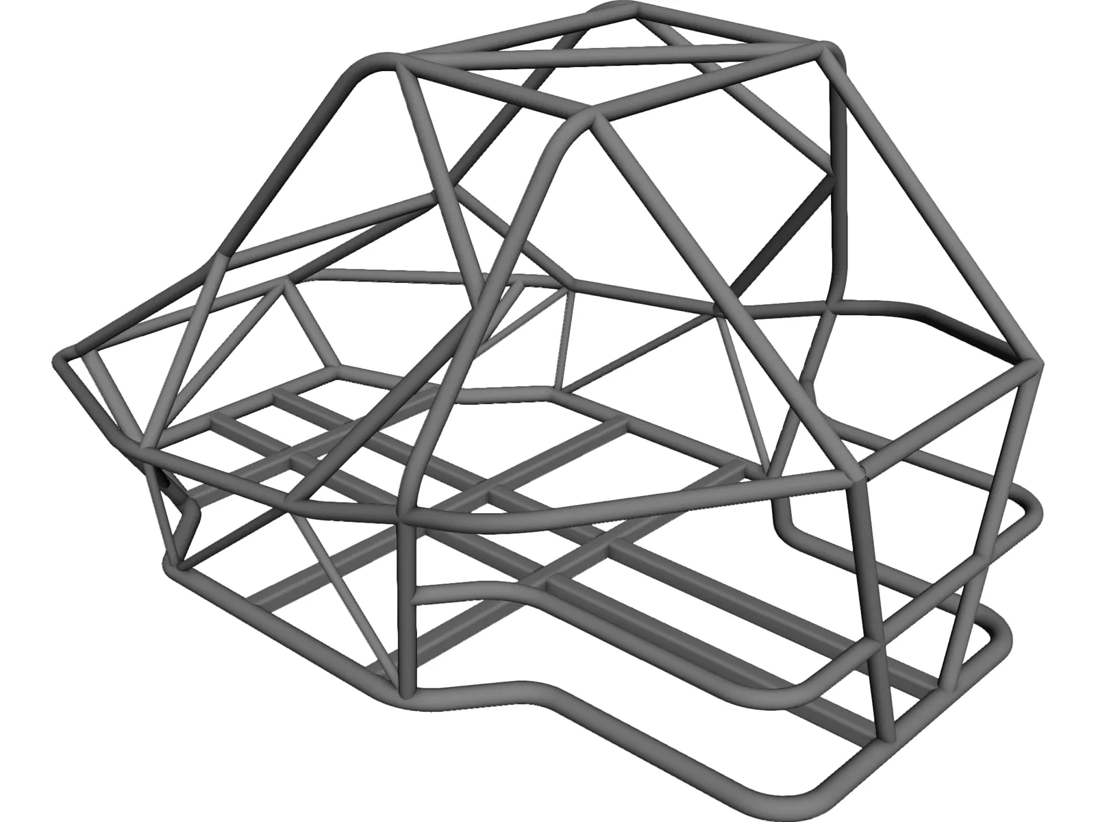 Frame Buggy 3D Model main preview