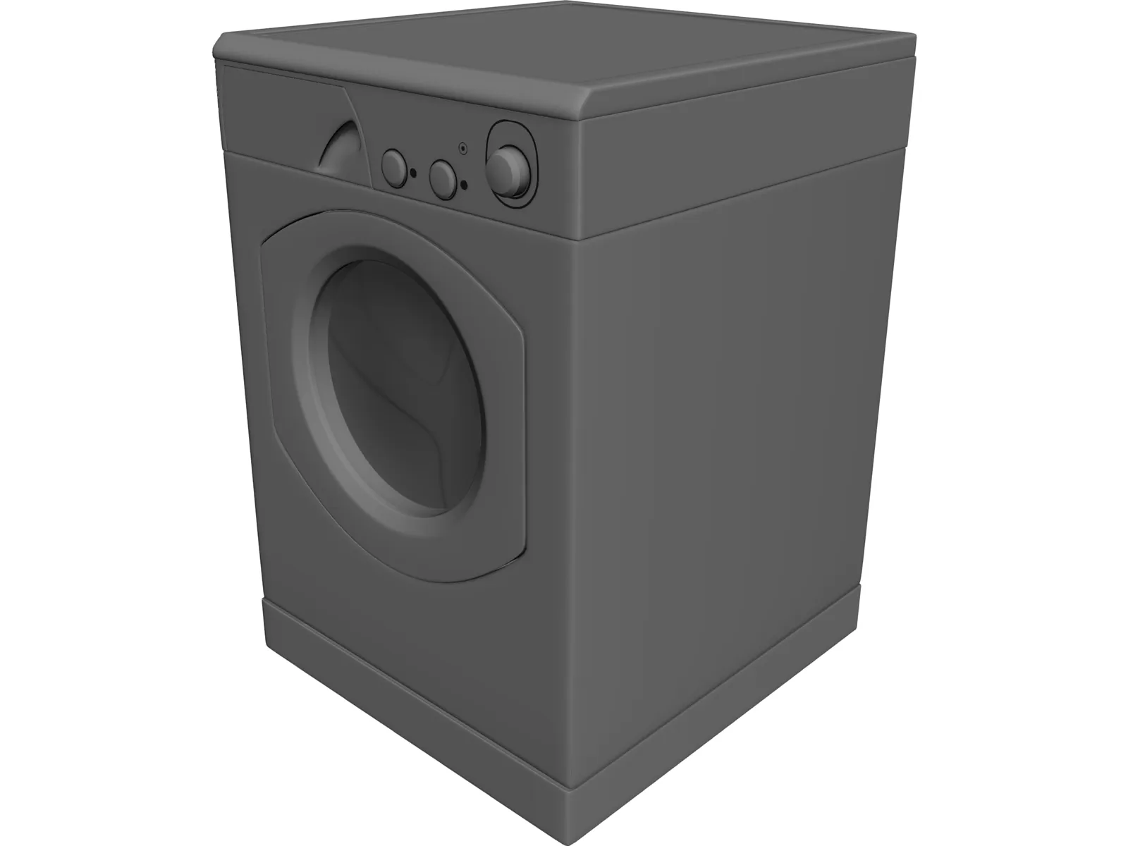 Washer 3D Model main preview