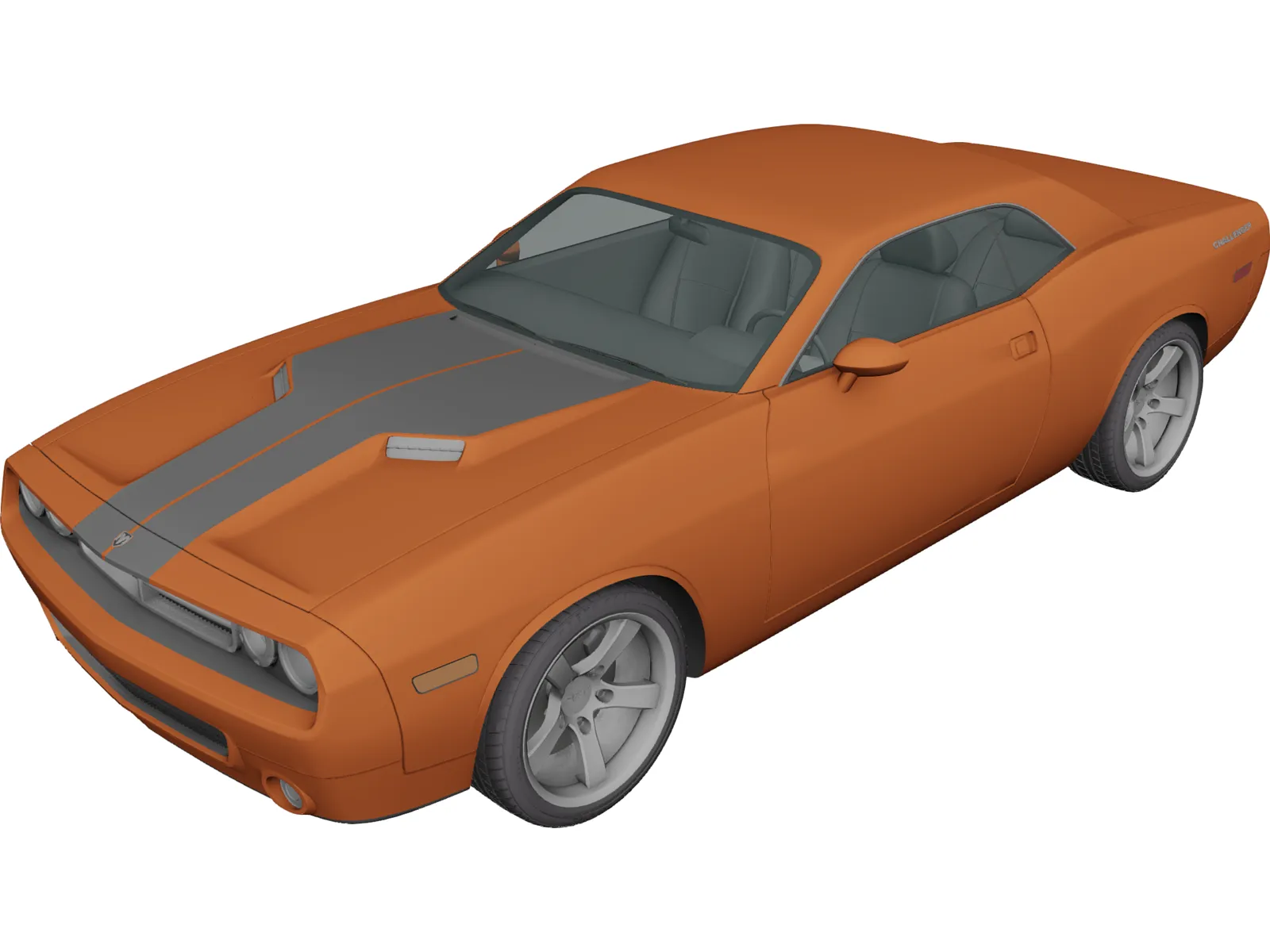 Dodge Challenger (2007) 3D Model main preview