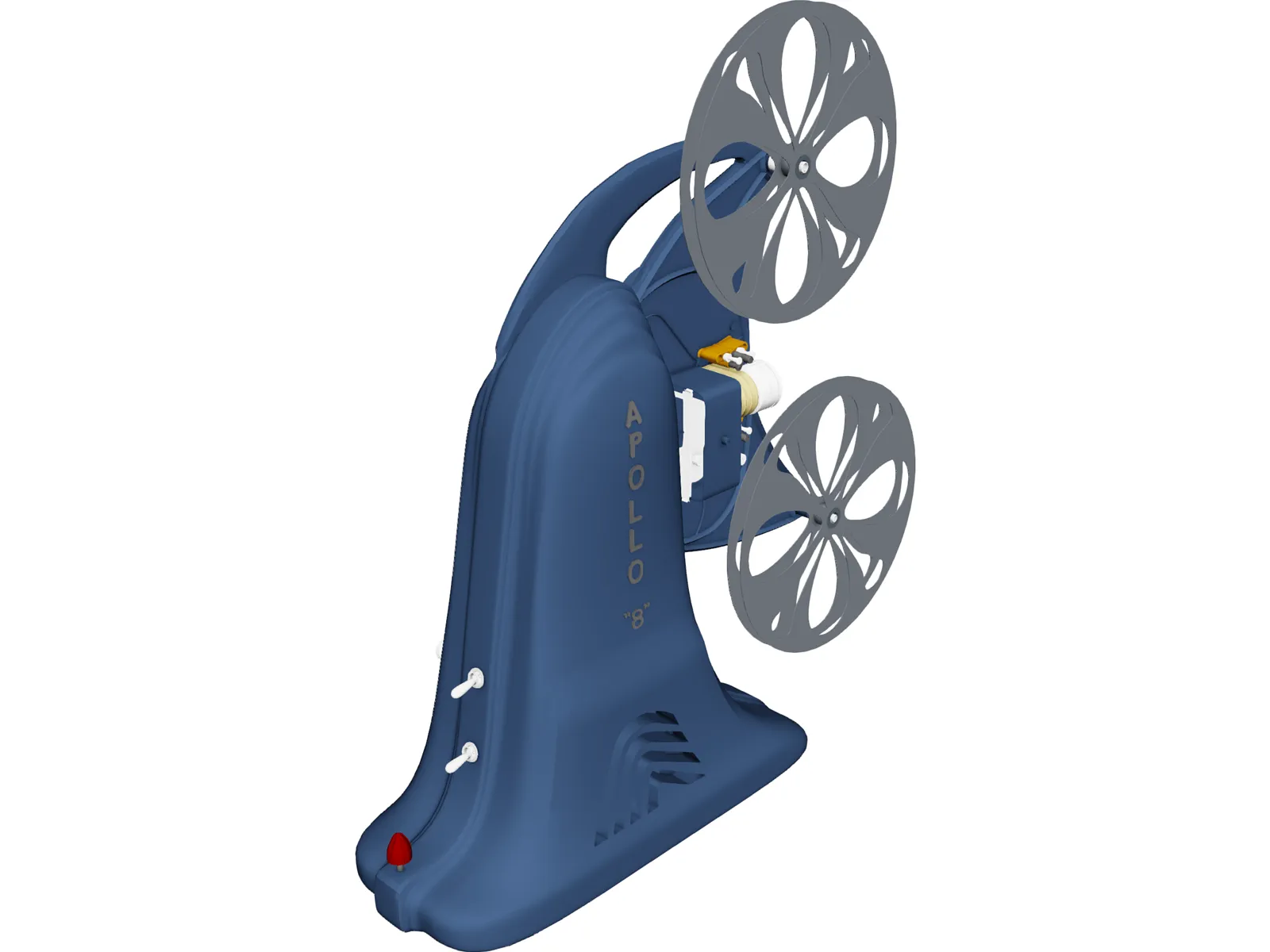 Movie Projector 3D Model main preview
