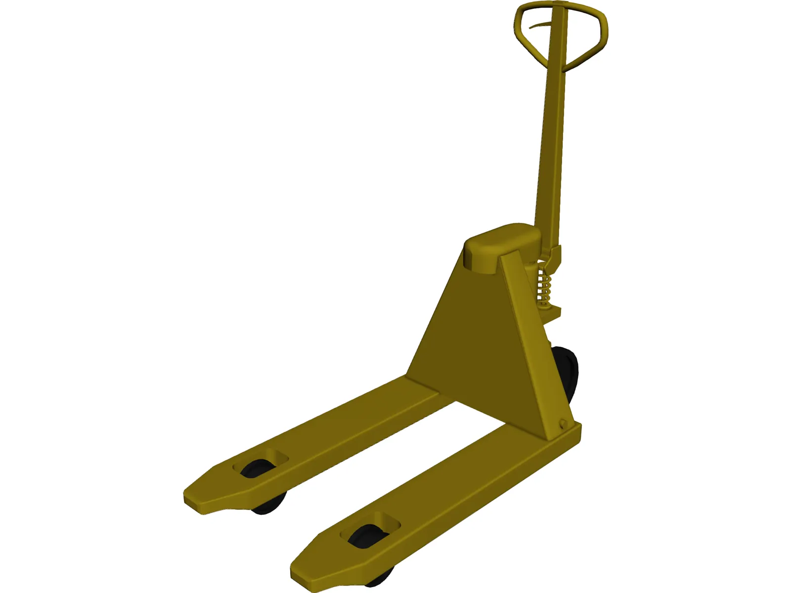 Handtruck Pallet Dolly 3D Model main preview