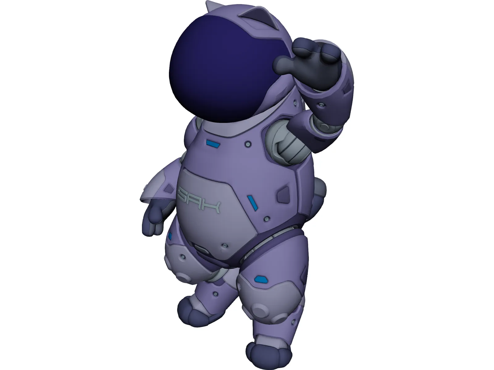 FARO Robot 3D Model main preview