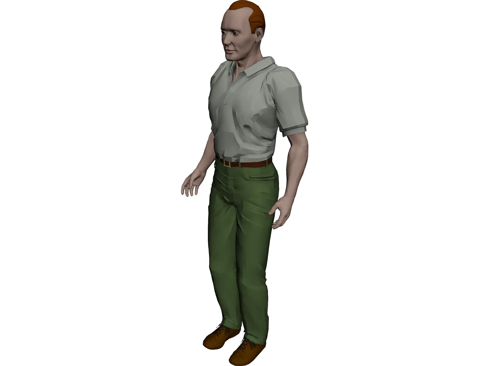 Man 3D Model main preview