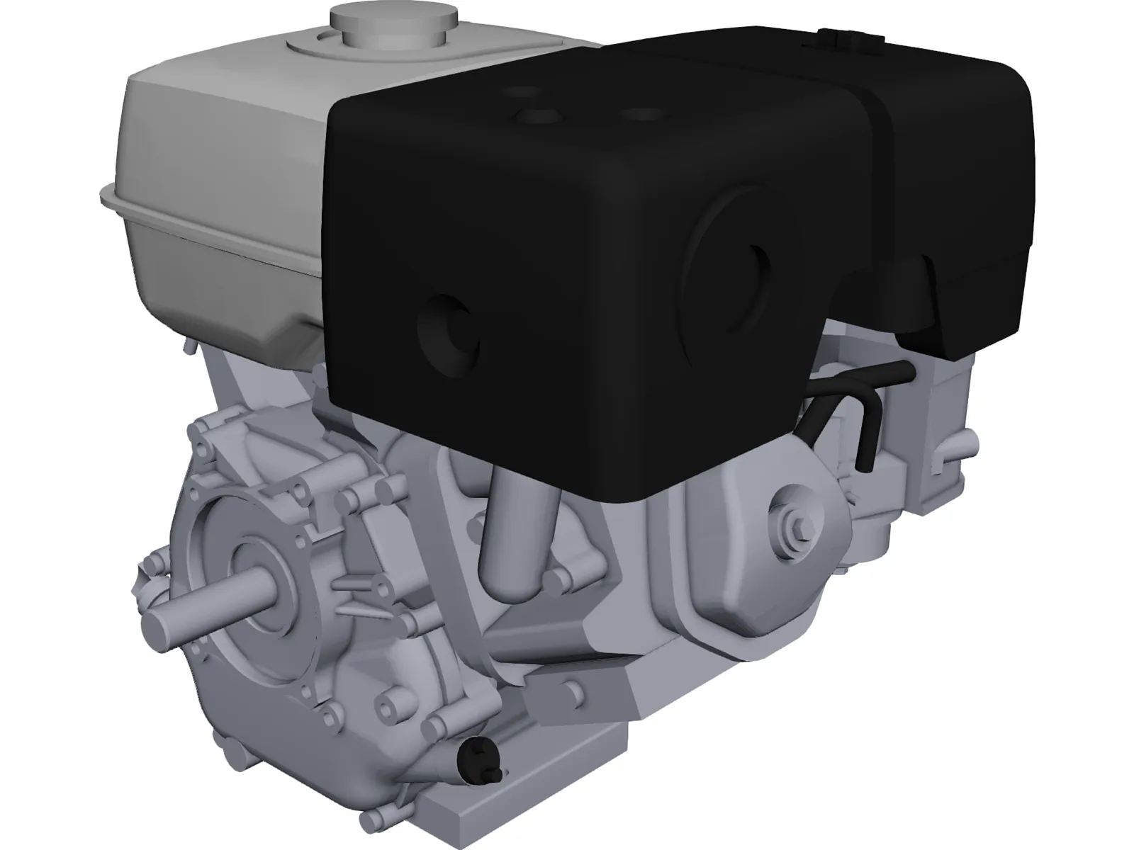 Honda GX340 Engine 3D Model main preview