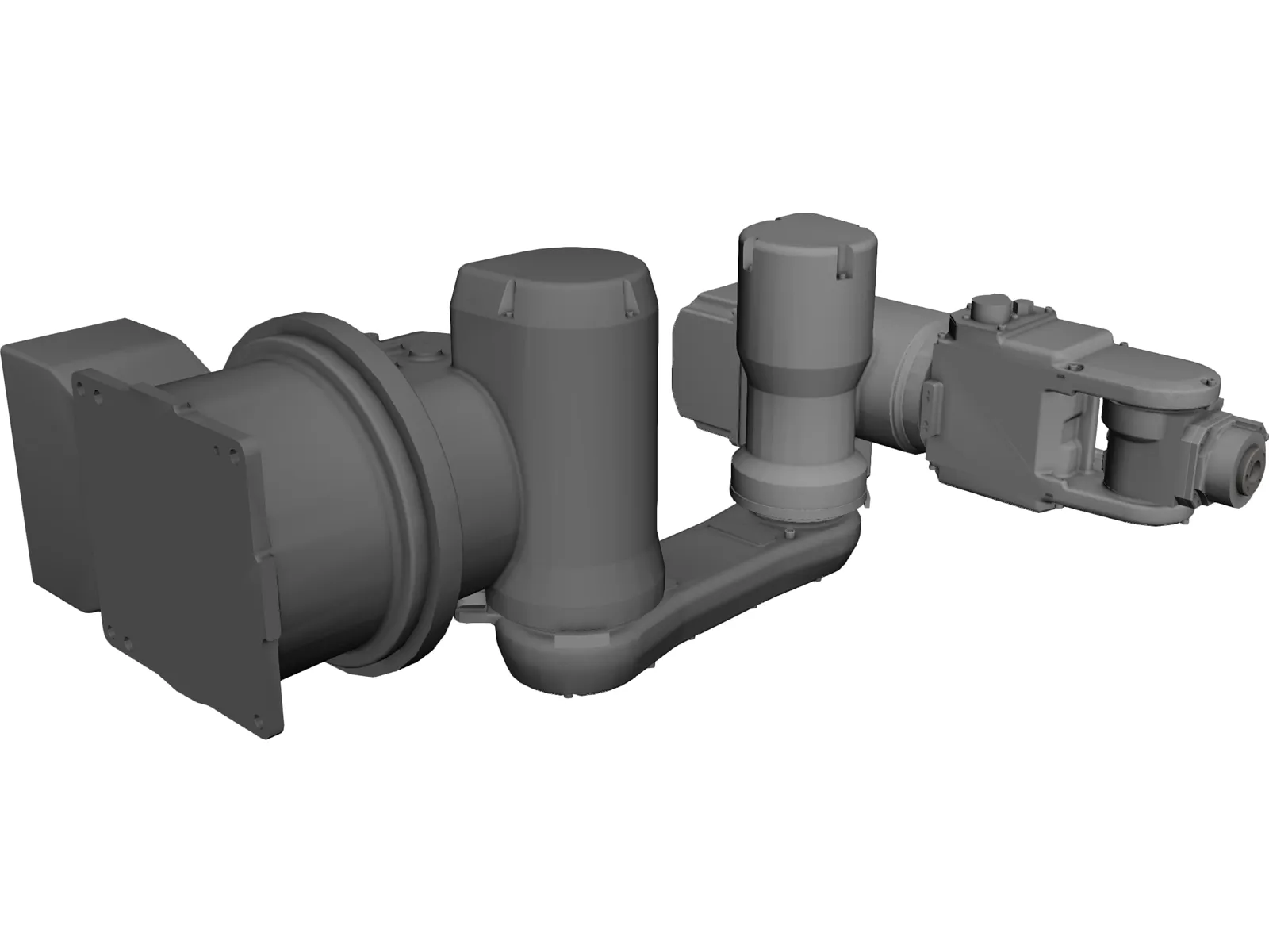 Epson PS3-AS0 6 Axis Robot 3D Model main preview