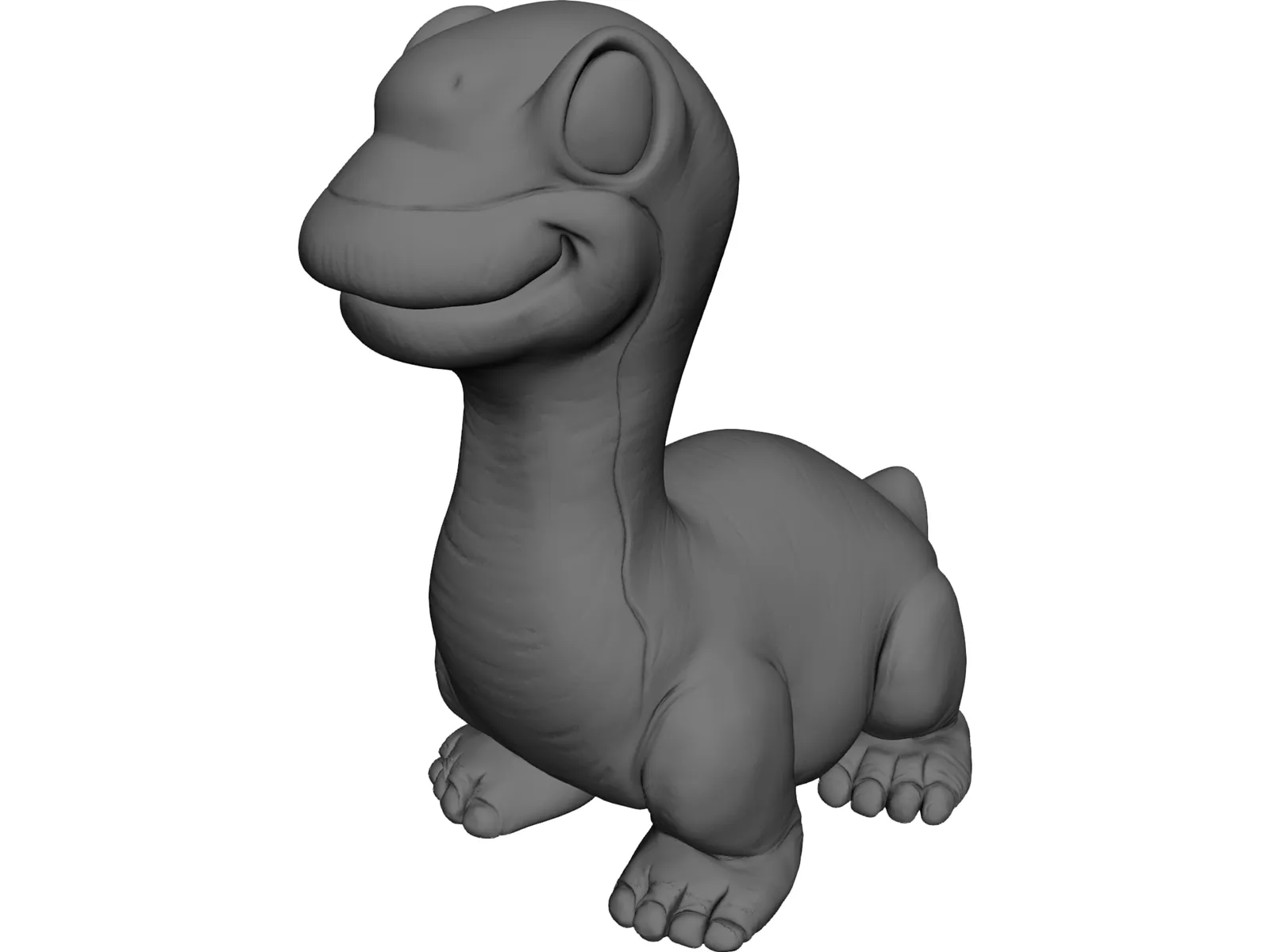 Dino 3D Model main preview