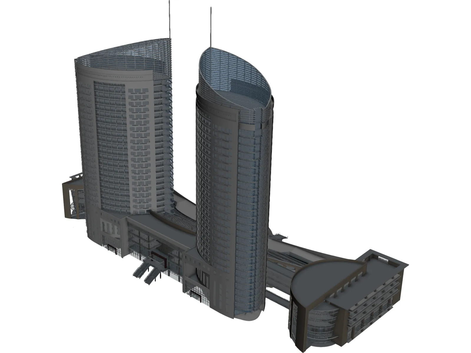 Hotel 3D Model main preview