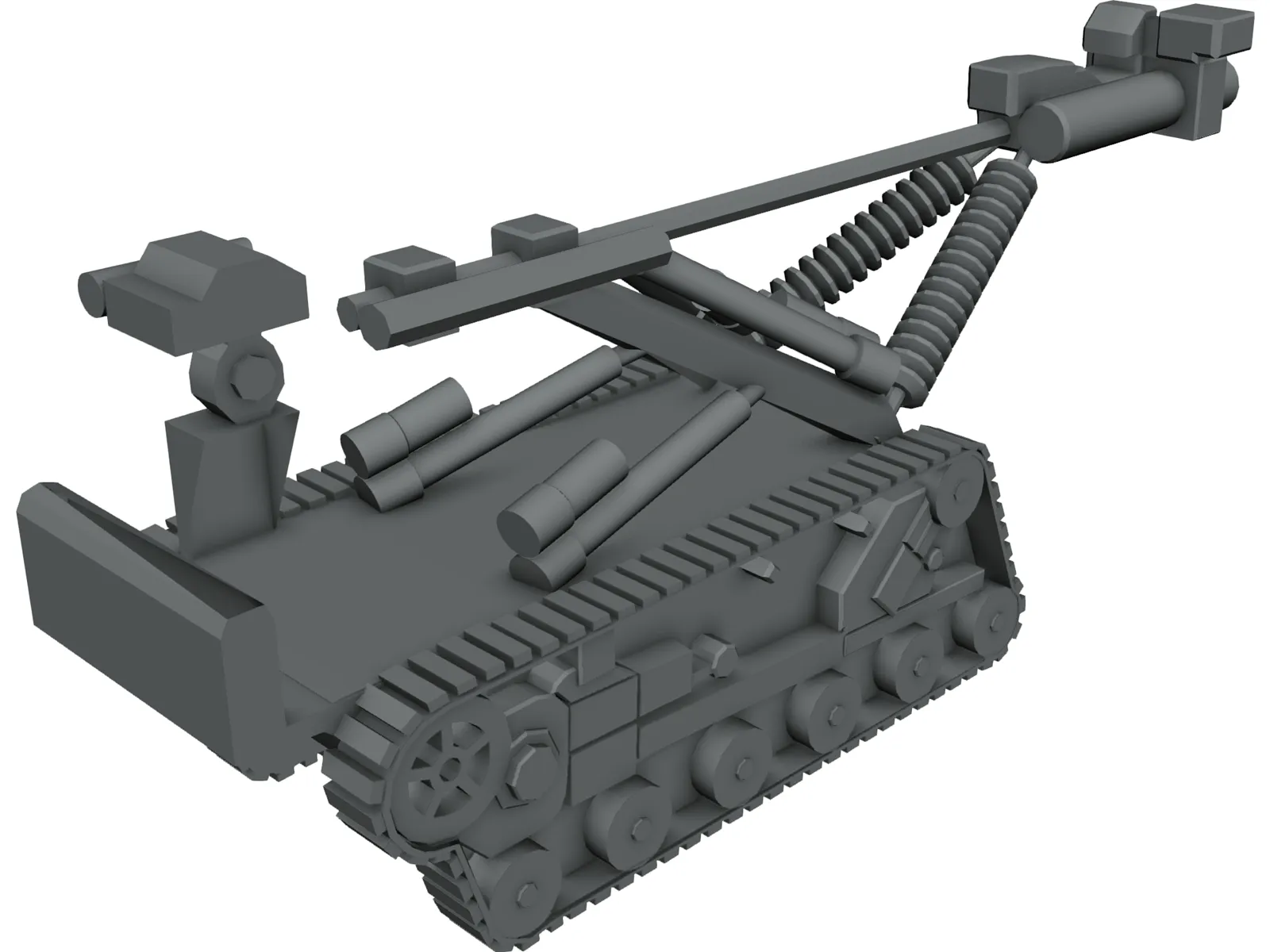 Bomb Disposal Robot 3D Model main preview
